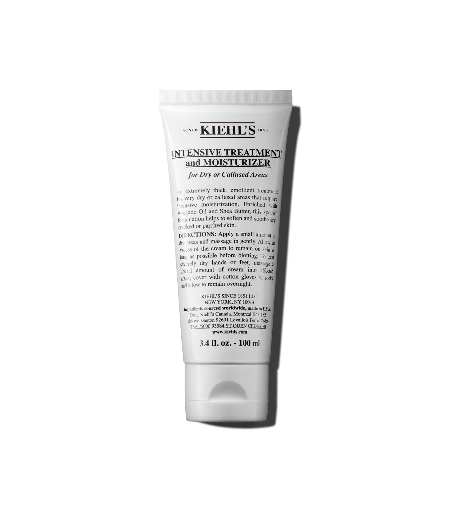 Kiehl's Intensive Moisturizer for Dry Hands & Feet | Rich Emollient Cream with Avocado & Shea Butter | Paraben & Fragrance-Free - 3.4 fl oz - Buy Online on GoSupps.com