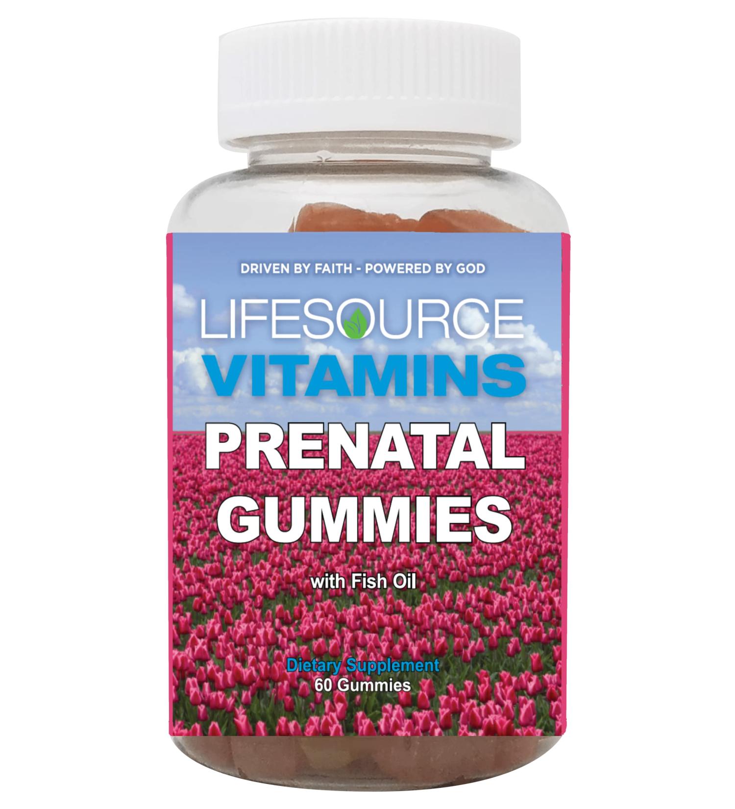 LifeSource Vitamins Prenatal Multi-Vitamins & Minerals with DHA - Omega 3 / Proprietary Formula