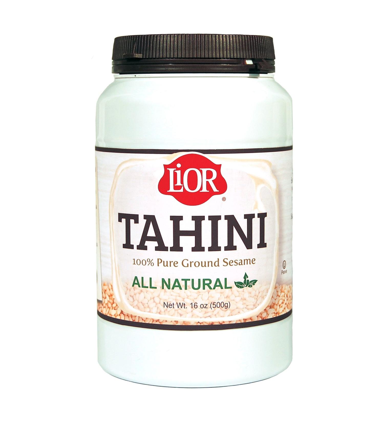 LiOR Tahini 100% Pure Ground Sesame 16-Ounce Jars (Pack of 12) - All Natural, 1 Pound - Buy Online on GoSupps.com