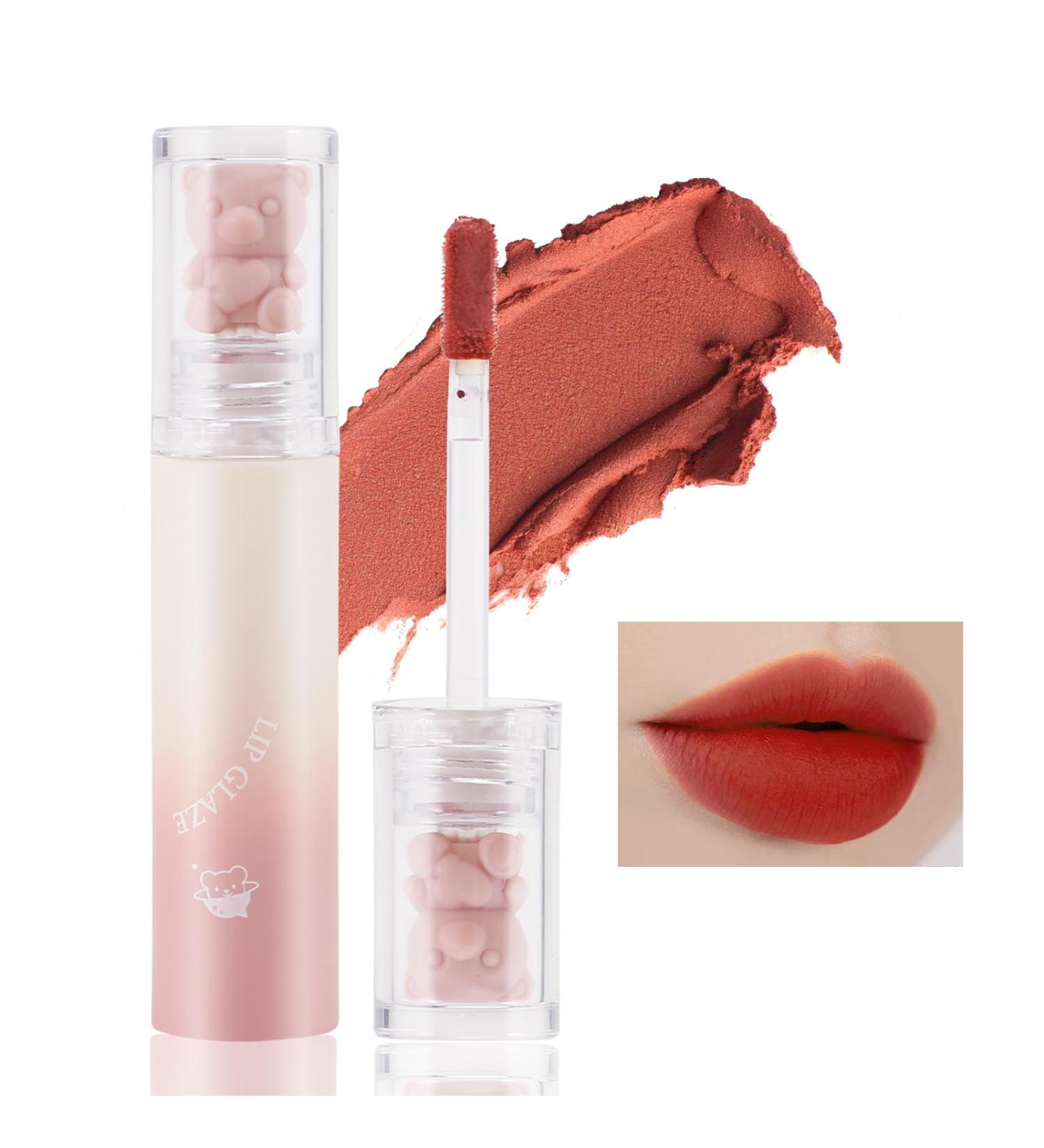 Boobeen Matte Velvet Lip Glaze #04 - Long Lasting Highly Pigmented Liquid Lipstick for Smooth Silky Finish | International Shipping Available - Buy Online on GoSupps.com