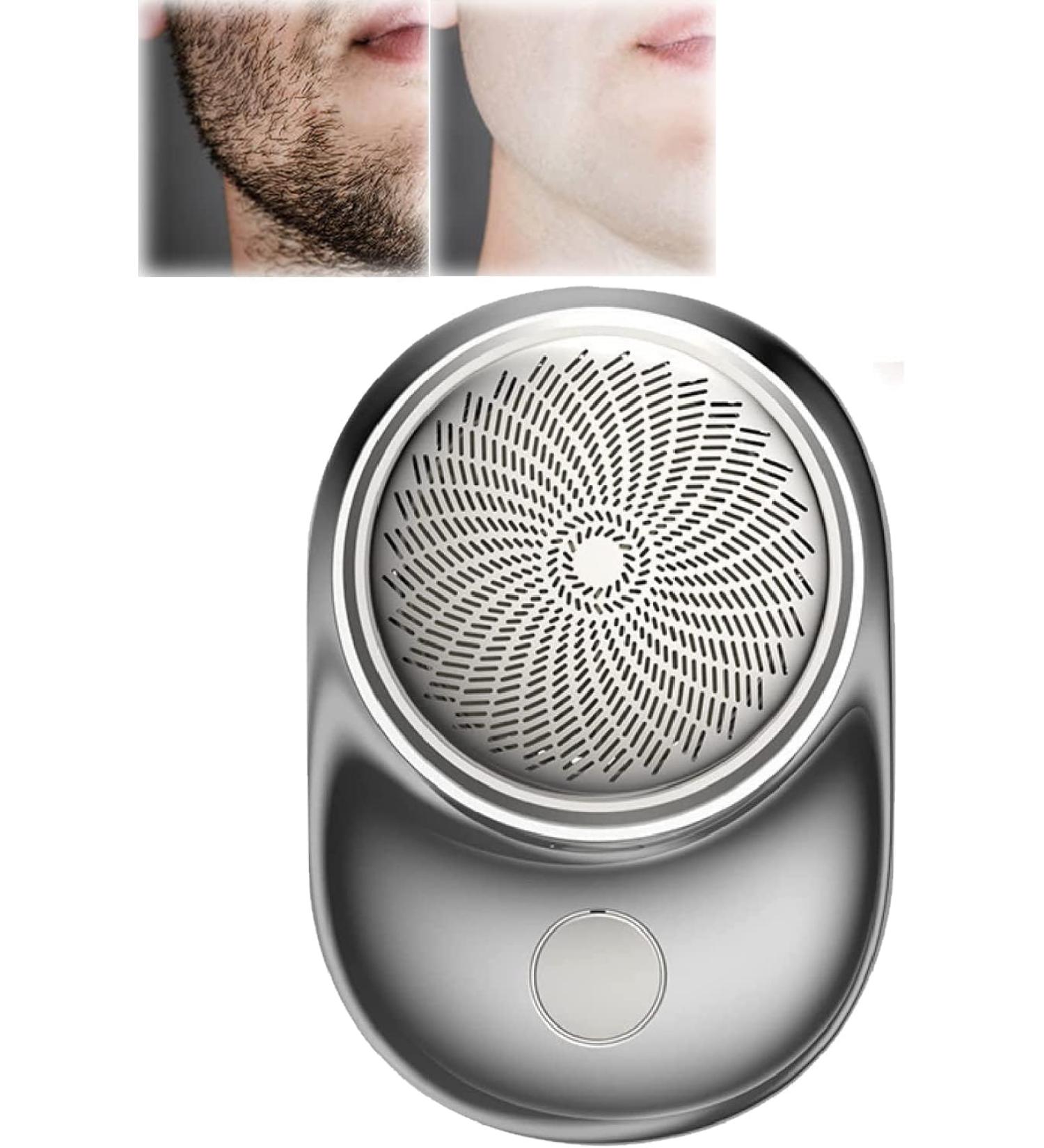 WZDYN 2023 New Upgrade Powerful Storm Shaver for Men | Powerful Storm Shaver | Mini Shave Pocket Size Portable Electric Shaver | Rechargeable USB Electric Shaver | Mini-Shaver Portable Electric Shaver (Silver) - Buy Online on GoSupps.com