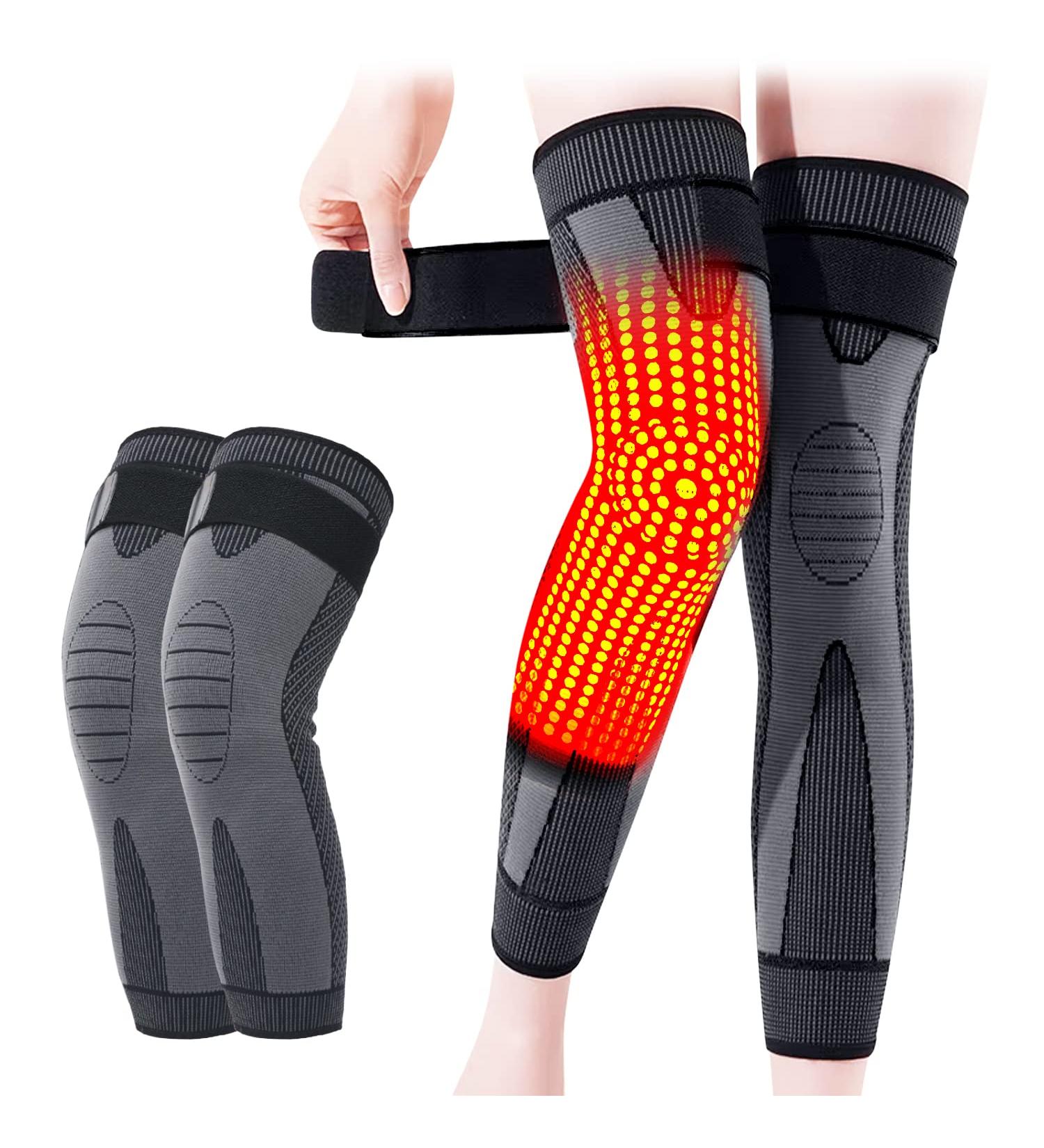 DAFUZ Tourmaline Self-Heating Knee Sleeve XL - Acupressure Shaping Knee Pads - Buy Online on GoSupps.com