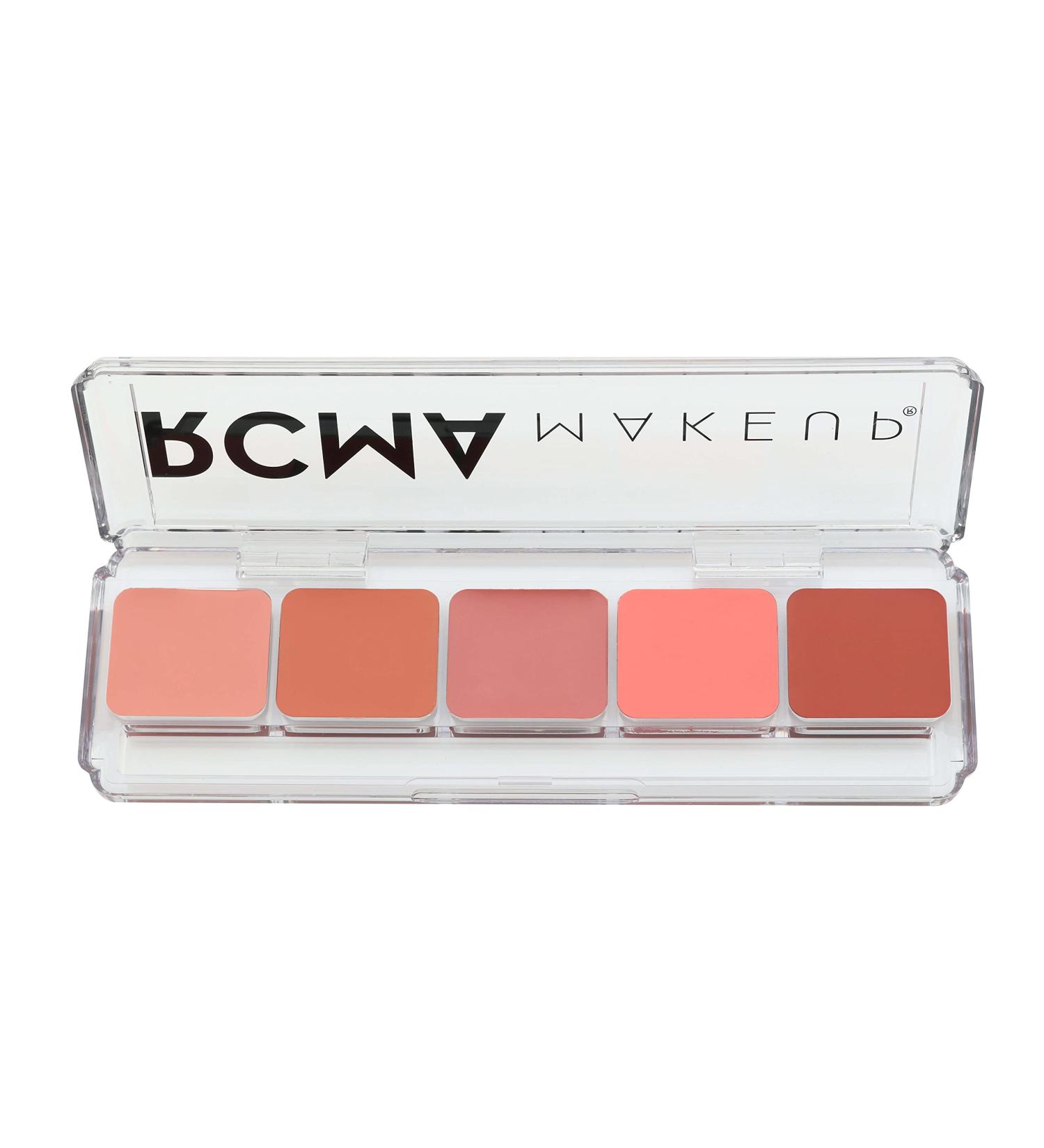 RCMA 5 Part Series Favorites Palette Cream Blush 1  Highly Pigmented & Blendable Shades of Pink  Cheek Blush for Professional Makeup Artists Blush Tones -1