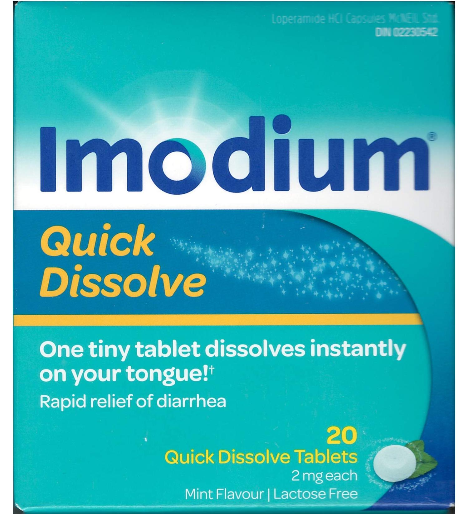 Biosense Clinic Imodium Quick Dissolve 20's