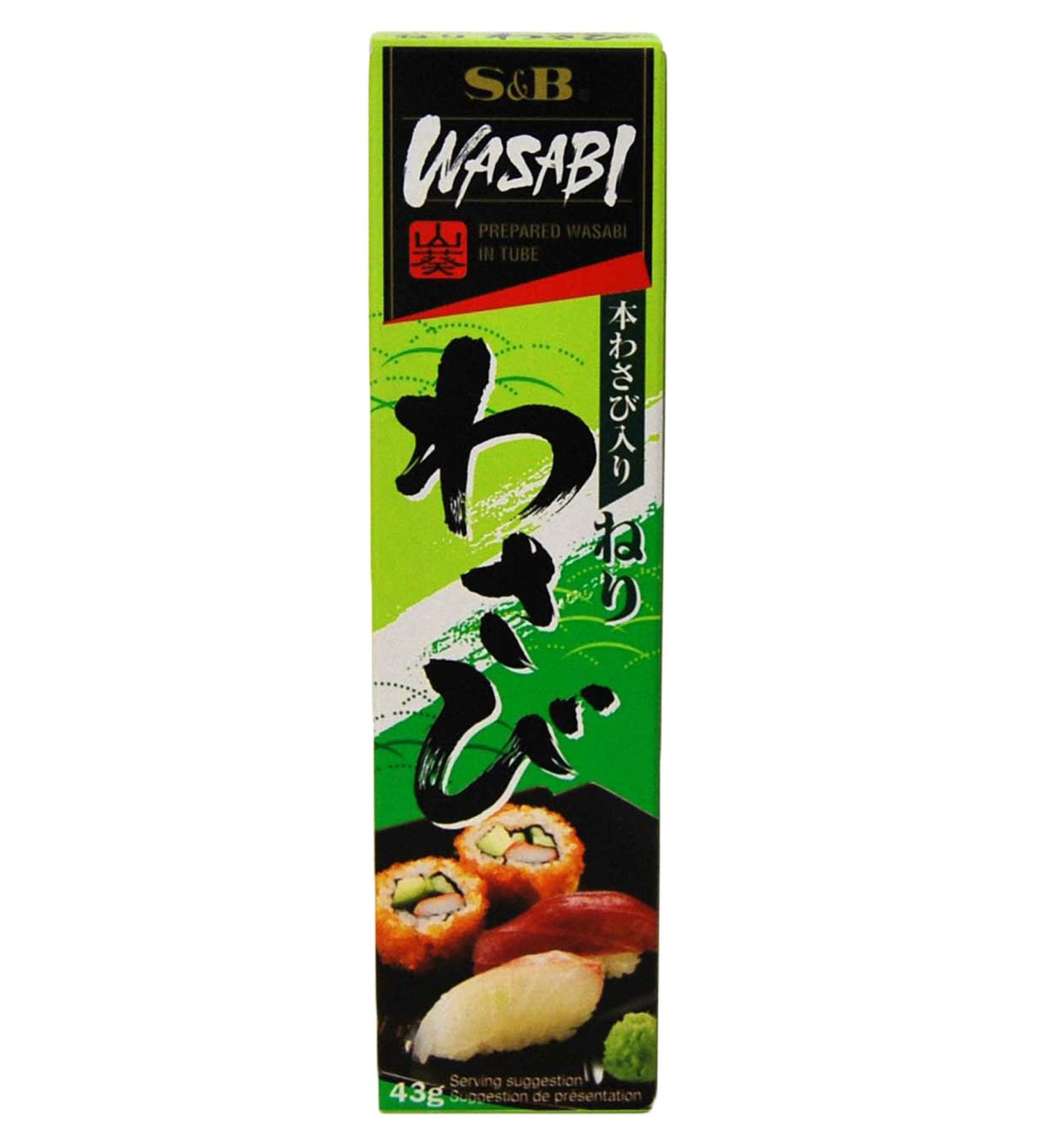 S&B Wasabi Paste 43g - Authentic Japanese Horseradish Sauce for Sushi & Dishes | Buy Online - Buy Online on GoSupps.com