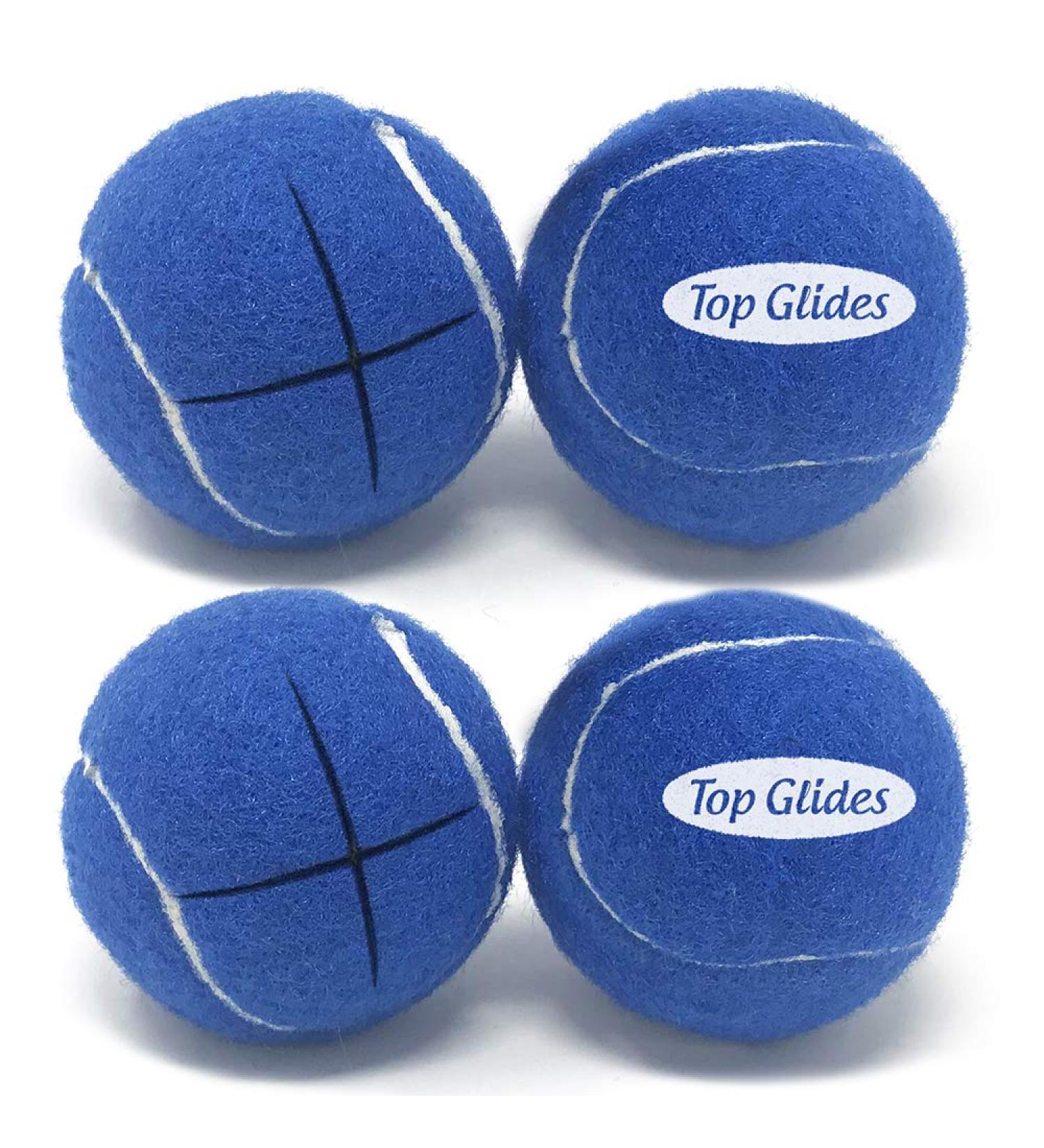 Top Glides Dark Blue Walker Tennis Ball Glides - 2 Pairs - Buy Online on GoSupps.com