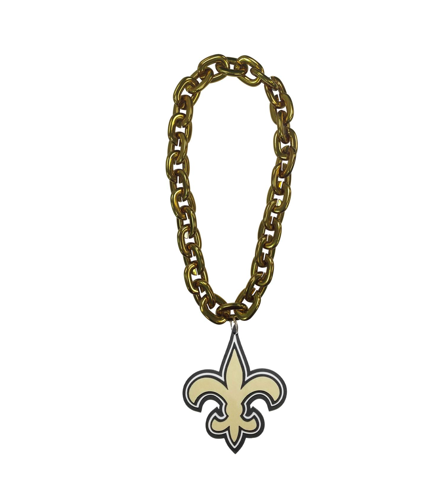 Shop FanFave NFL Fanchain XXL Chain with 3D Foam Pendant - Gold One Size | International Shipping Available - Buy Online on GoSupps.com