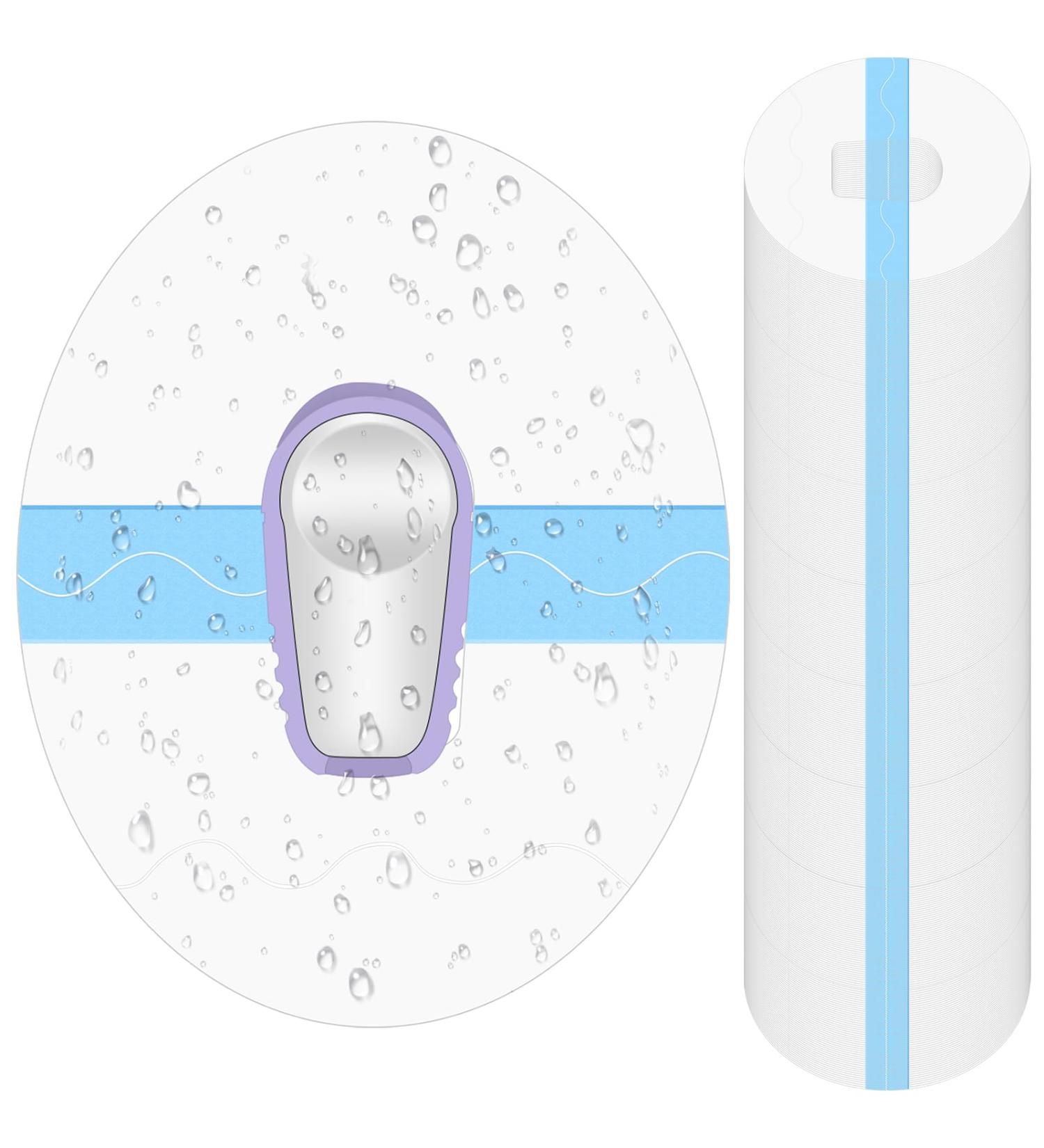 100 Waterproof Adhesive Patches for G6 | Transparent Stickers for Glucose Monitor | Sweat-Proof & Long Lasting - Buy Online on GoSupps.com