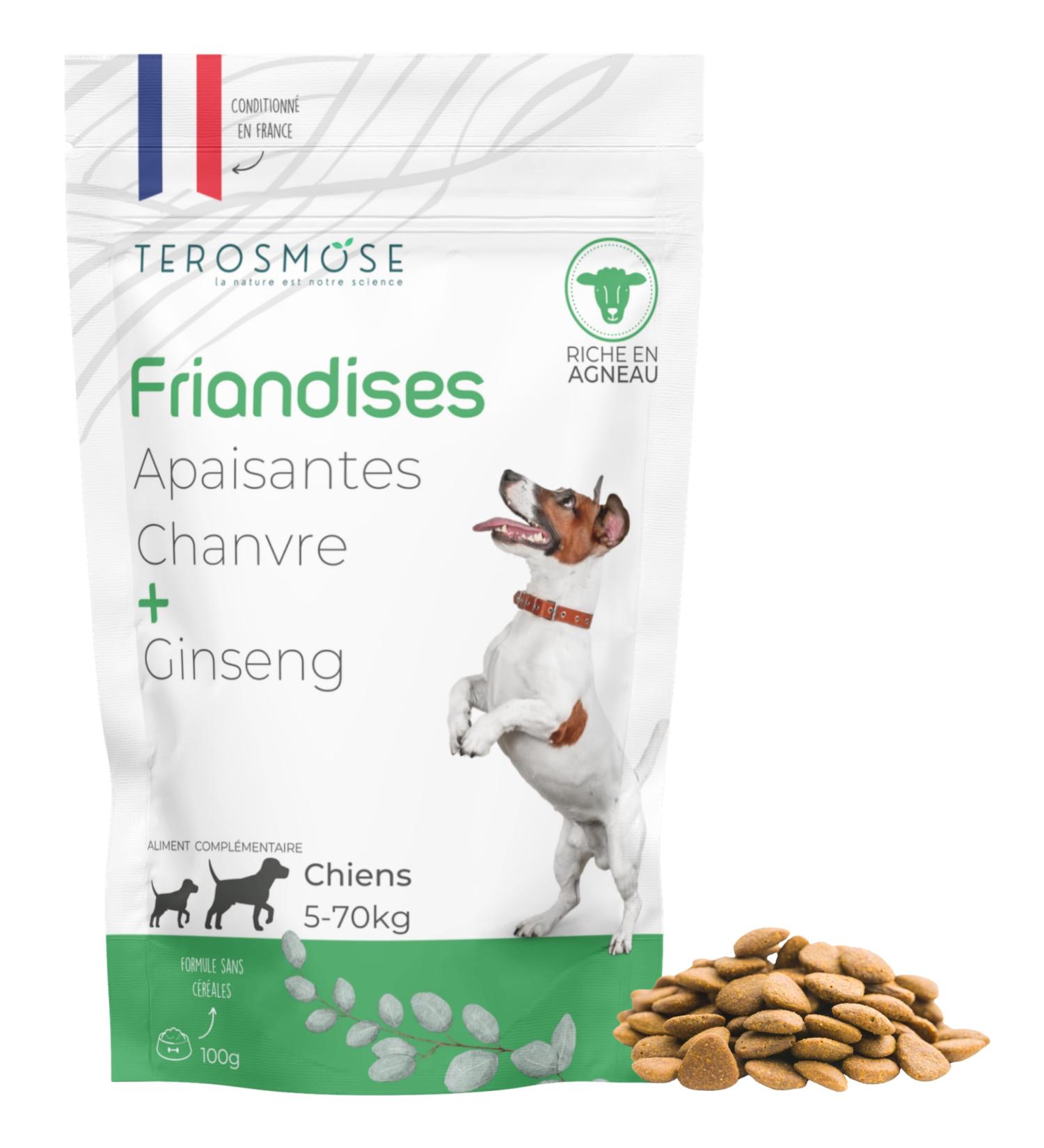 Hemp Dog Food | Promotes Relaxation & Mobility | Anti-Stress & Well-being Food | Osteoarthritis | Treats | THC Free | Lamb Flavor | Veterinarian Approved - Buy Online on GoSupps.com