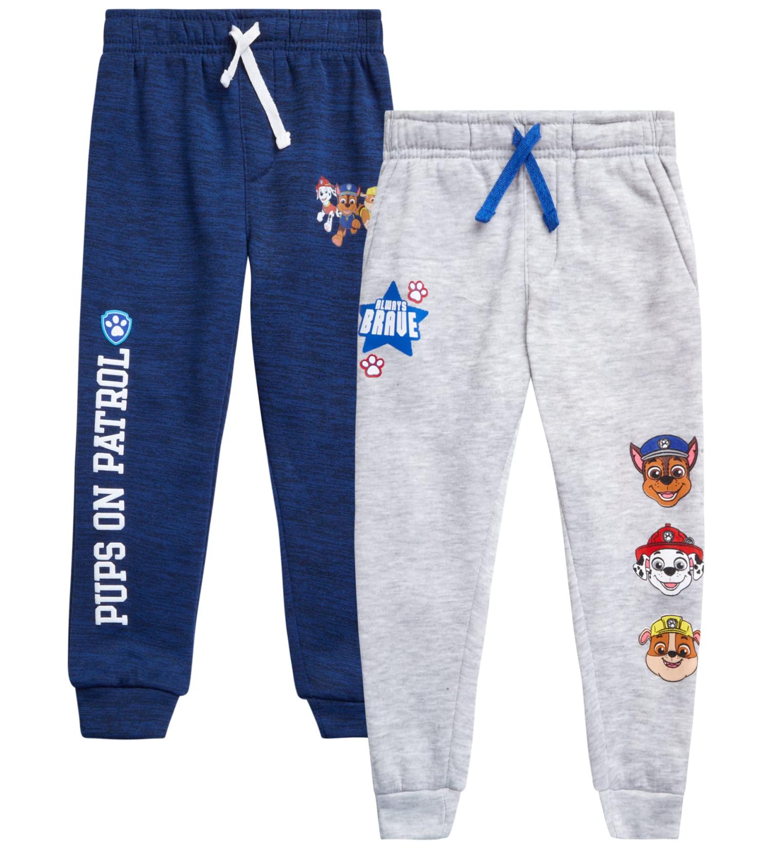 Nickelodeon Boys Paw Patrol Sweatpants 2 Pack - Chase & Marshall Fleece Joggers (5-7) | Paw Patrol/Surf/Grey Size 6 - Buy Online on GoSupps.com