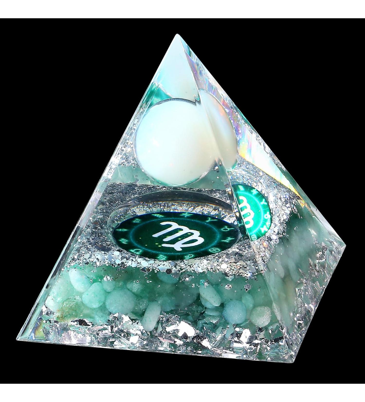 XIANNVXI Virgo Tower Healing Crystals - Positve Energy Orgone Tower for Men & Women | Spiritual Gifts for Healing, Luck, Meditation - Virgo Zodiac Sign - Buy Online on GoSupps.com