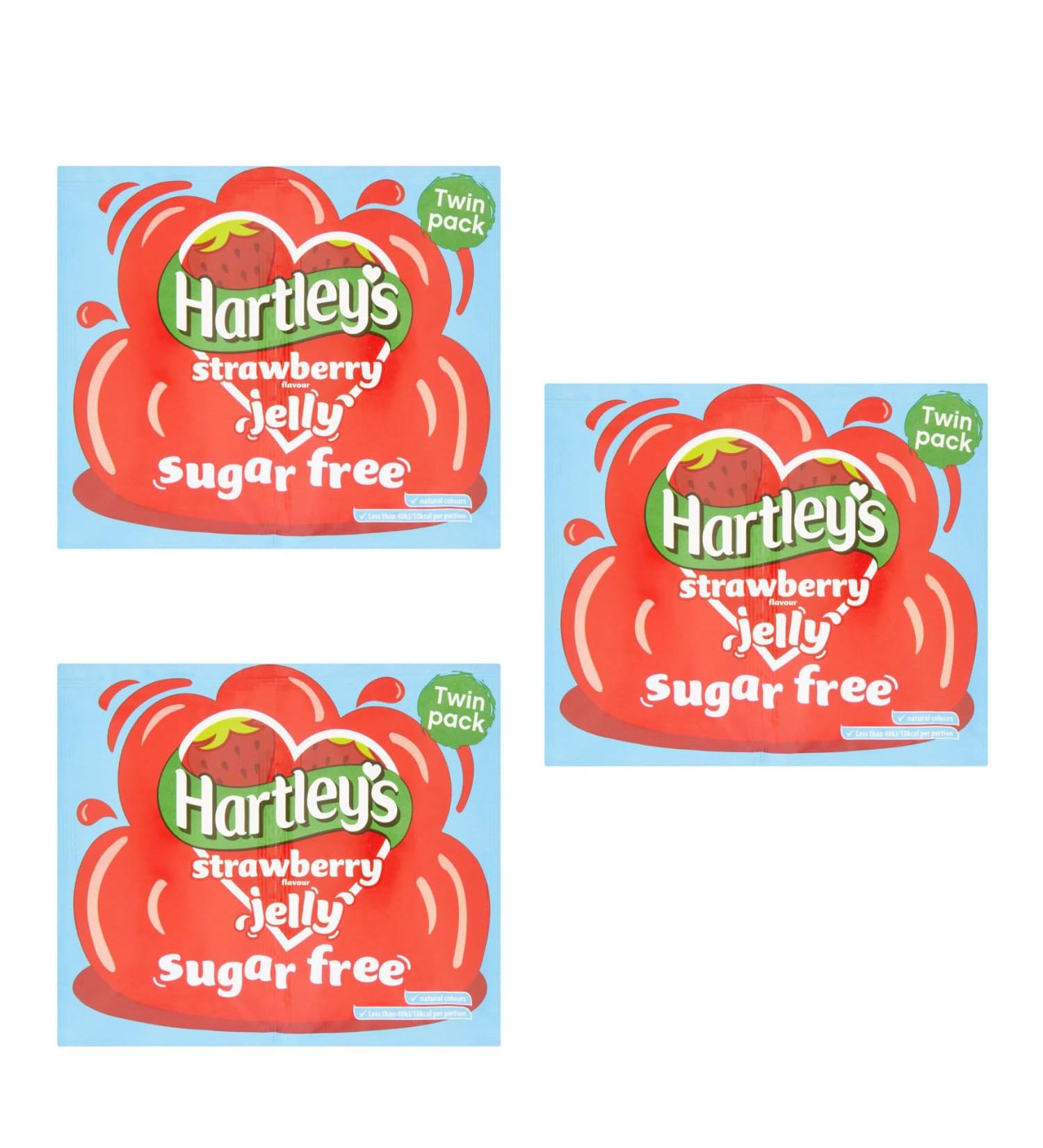 Hartley's Sugar-free Jelly Twin Pack 23g - Strawberry - 3 Pack x 23g