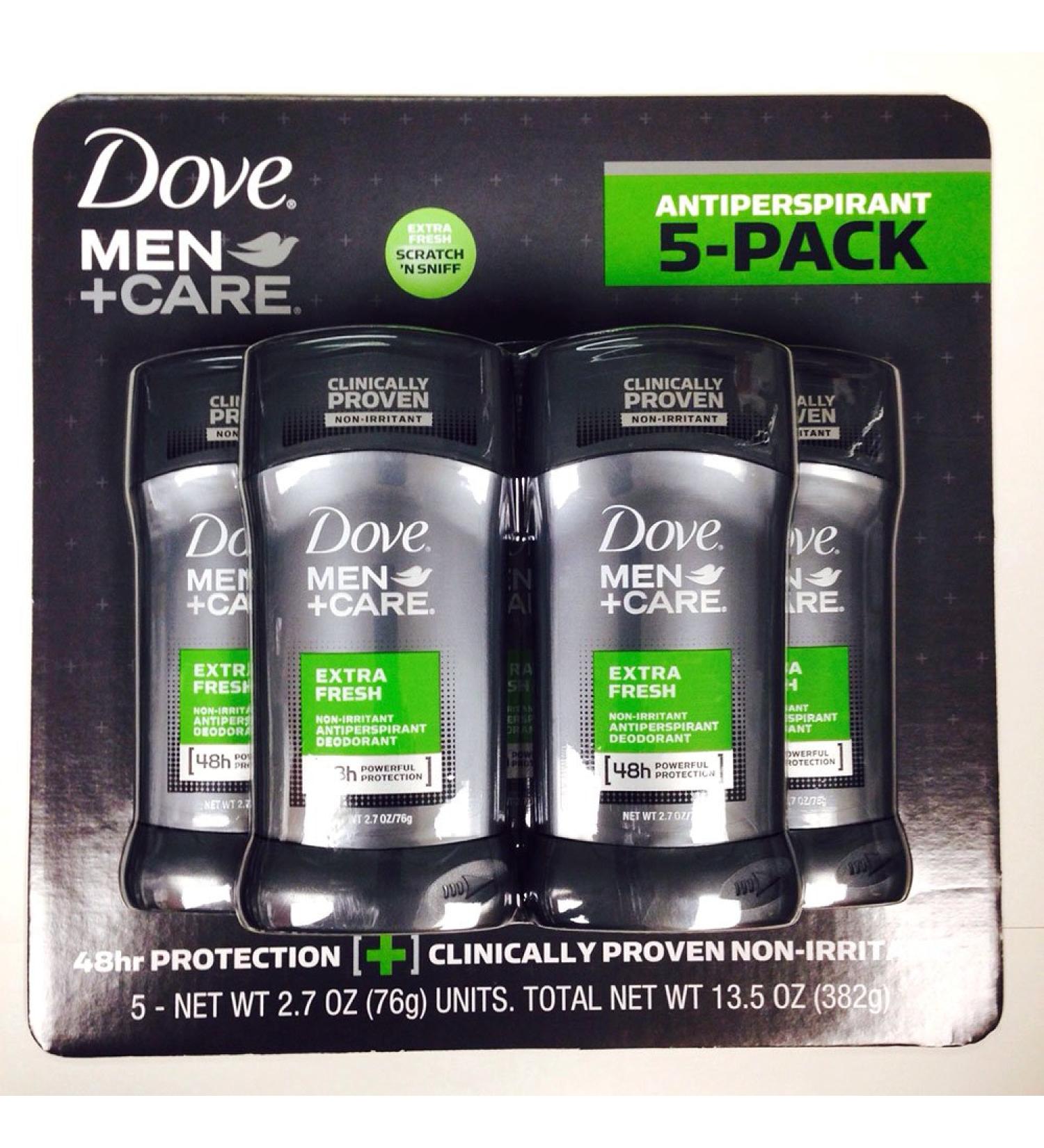 Dove Men Care Deodorant Extra Fresh (2.7 oz 5 pk.) Fresh 2.7 Ounce (Pack of 5)