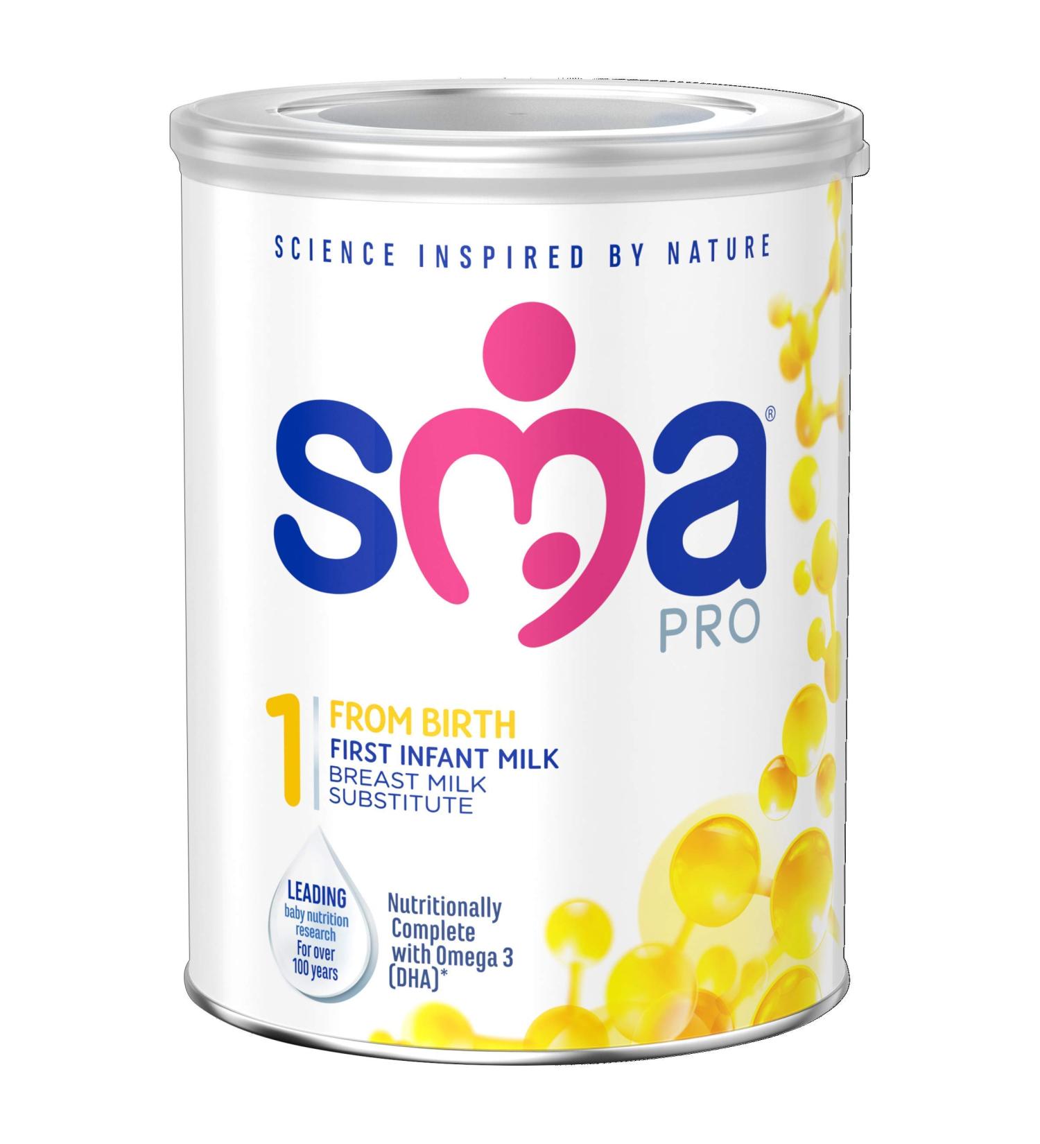 SMA PRO First Infant Milk 800g - Breast Milk Substitute for Newborns - Buy Online on GoSupps.com