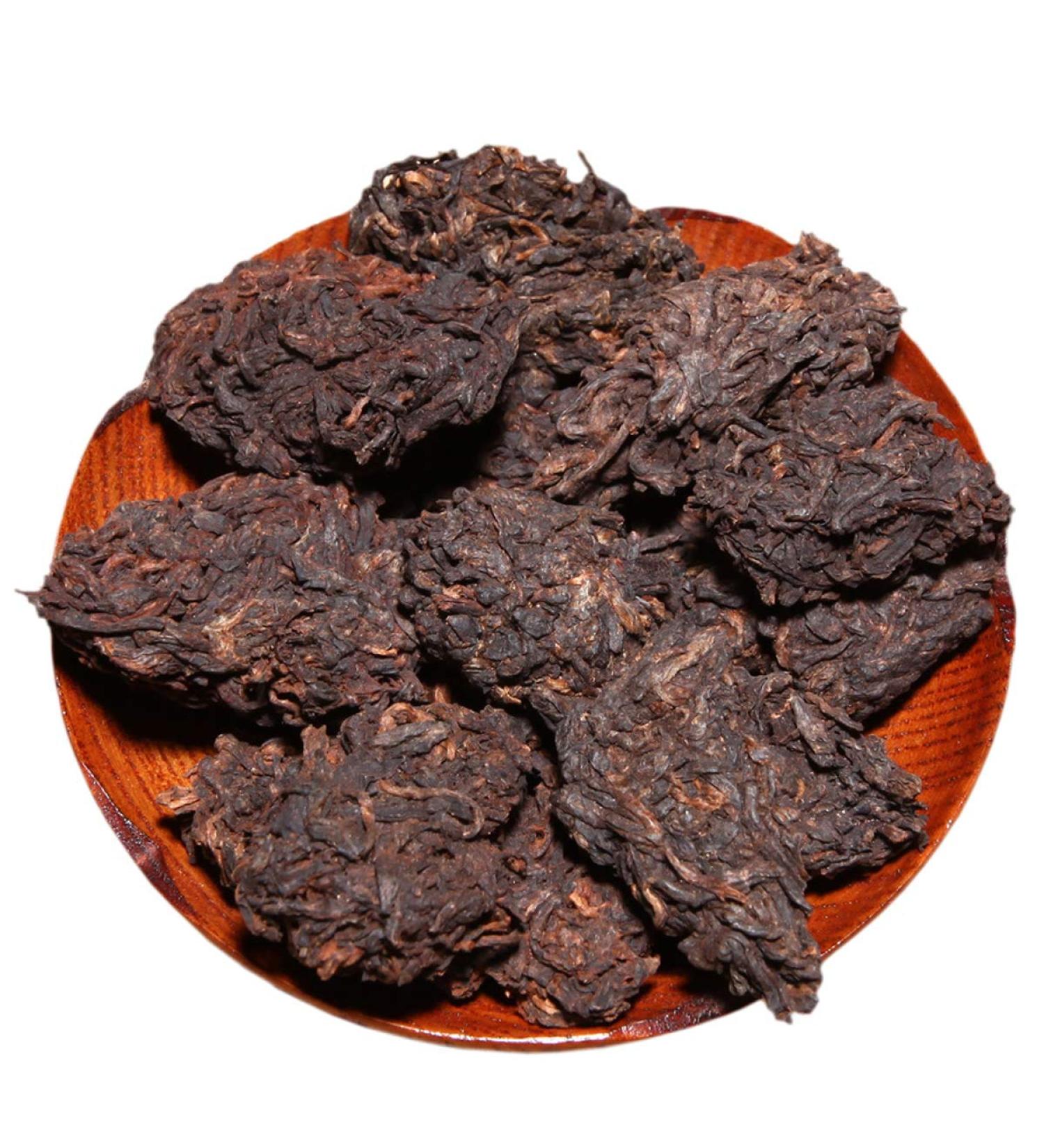 Yunnan Th Noir Th Puerh Th Cuit Rouge Shu Cha Th de Chine 500g - Buy Online on GoSupps.com