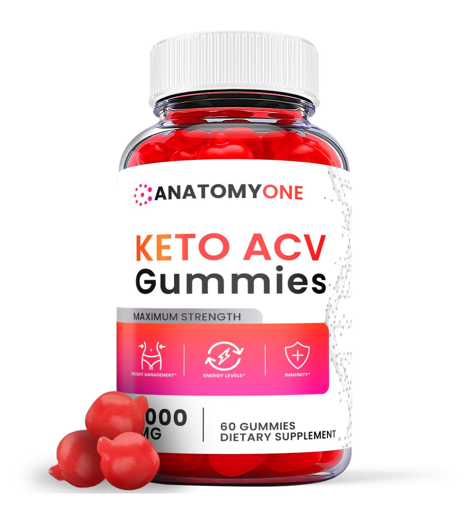Anatomy One Keto Gummies - Official Vegan Formula for Weight Loss (60 Gummies) - Buy Online on GoSupps.com