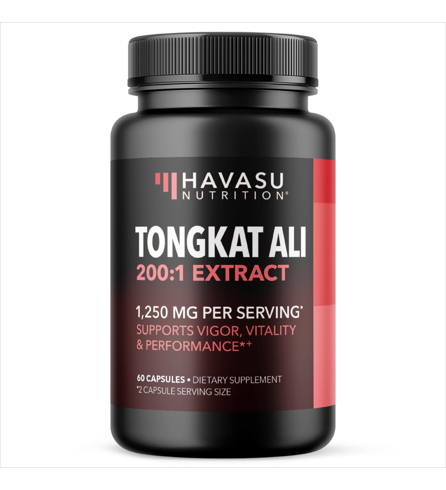 Longjack Tongkat Ali for Men - 200:1 Extract 1 250mg - Boost Male Health Performance & Energy - 60 Capsules - Buy Online on GoSupps.com