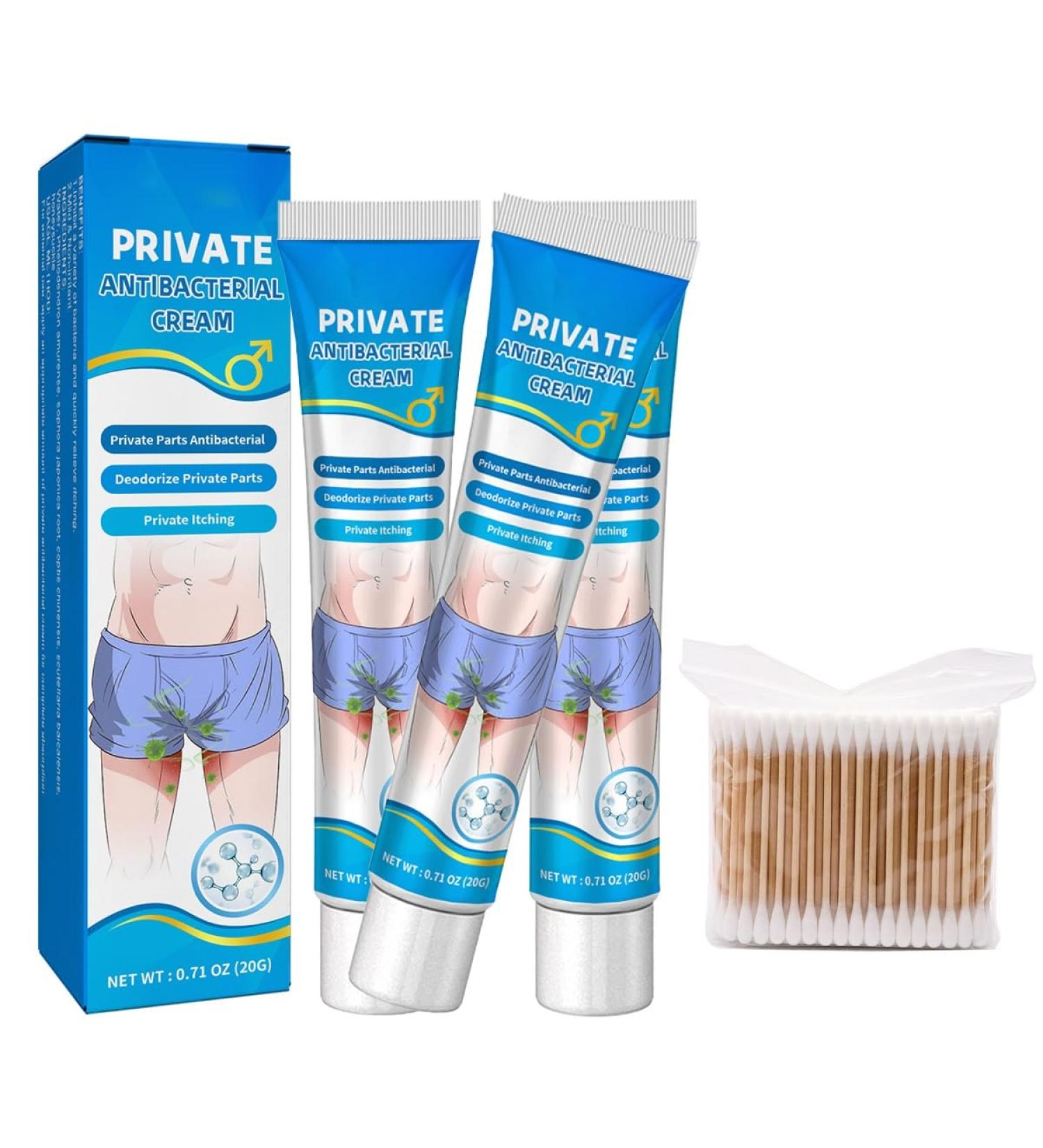 Eyyfvq DermXpert Jock Itch Treatment Cream for Men - 3PCS - All Skin Types - Buy Online on GoSupps.com