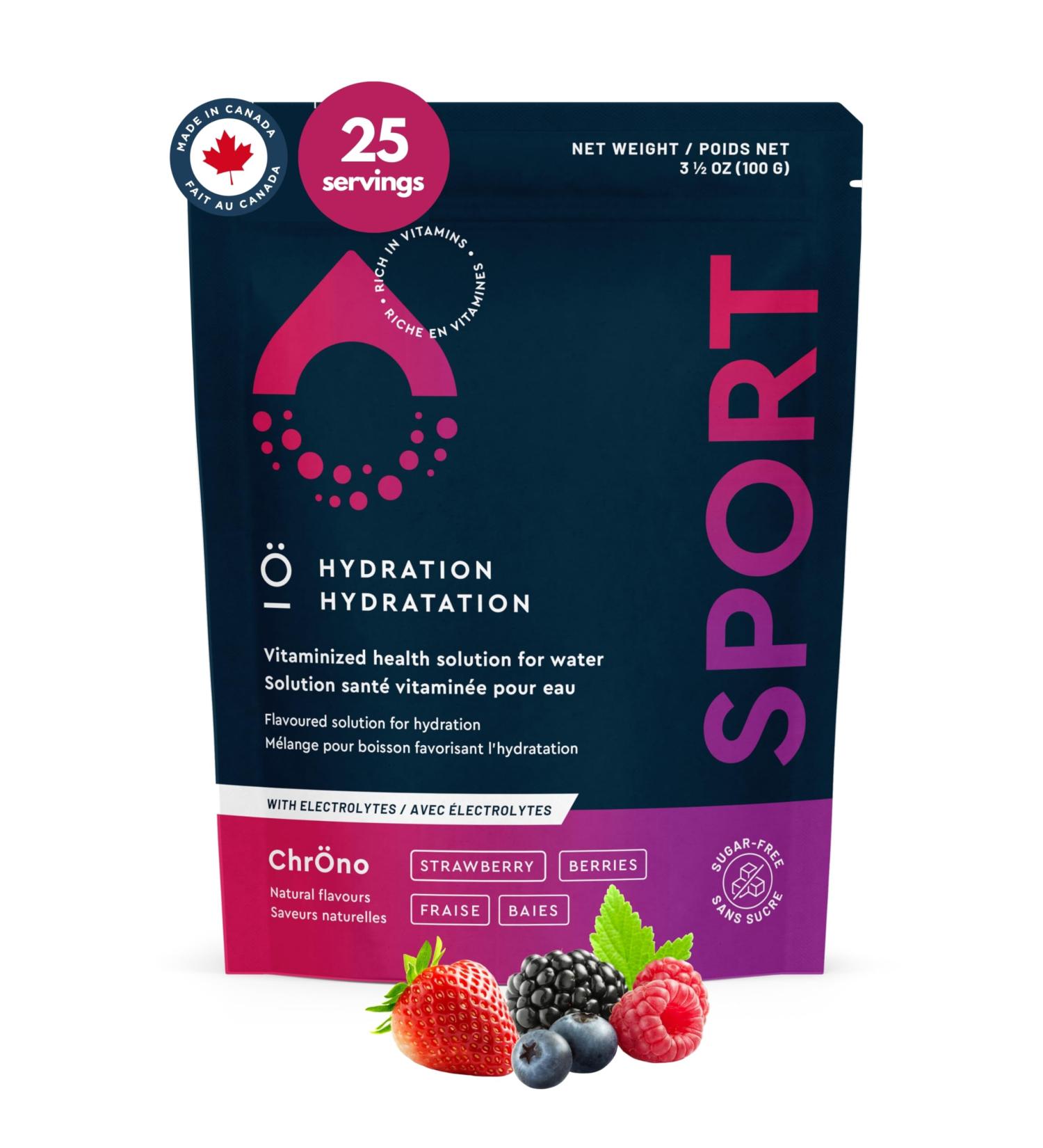  Hydration Vitamin-Rich Electrolyte Powder - 25 Servings - Tasty Berries Drink Mix Sugar Free Electrolytes No Artificial Ingredients. Stay Hydrated Longer Berries 25 servings - Buy Online on GoSupps.com