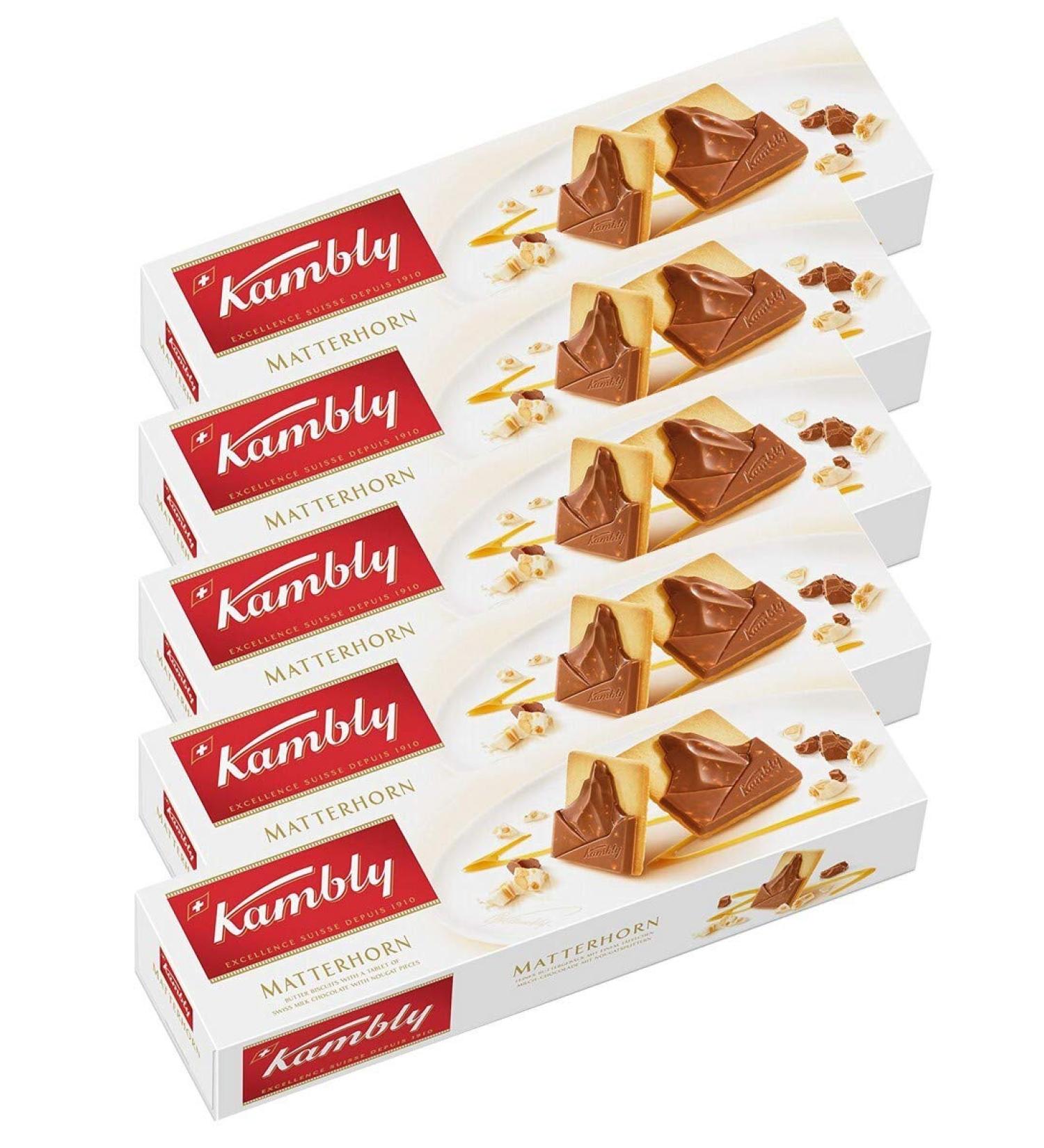  Kambly Kambly Matterhorn Pack of 5 x 100g boxes - Buy Online on GoSupps.com