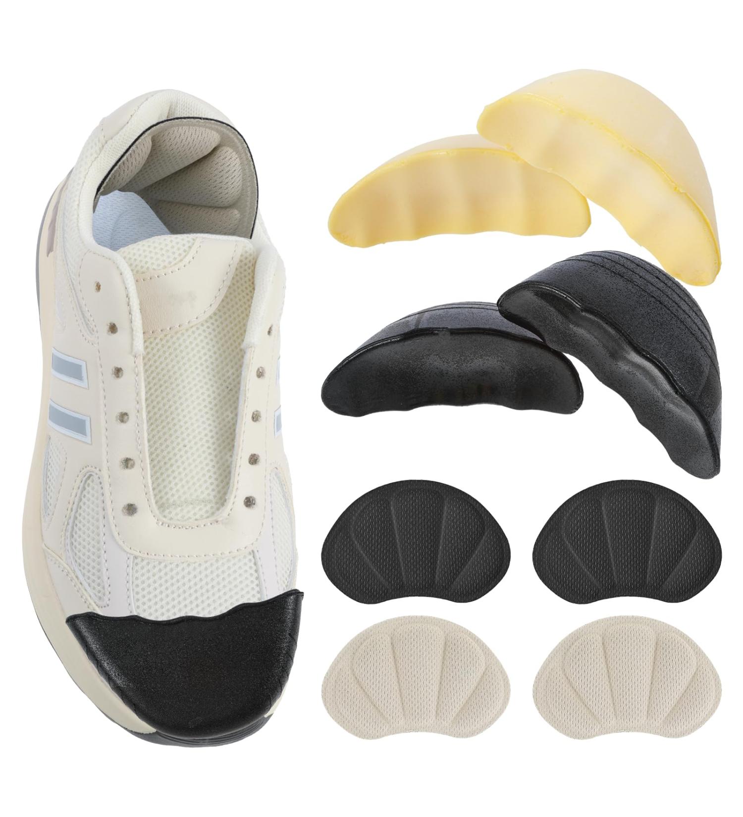 Shoe Filler Inserts - 2 Pairs Comfort Toe Cushions for Loose Shoes | Perfect Fit for High Heels & Leather Shoes - Buy Online on GoSupps.com