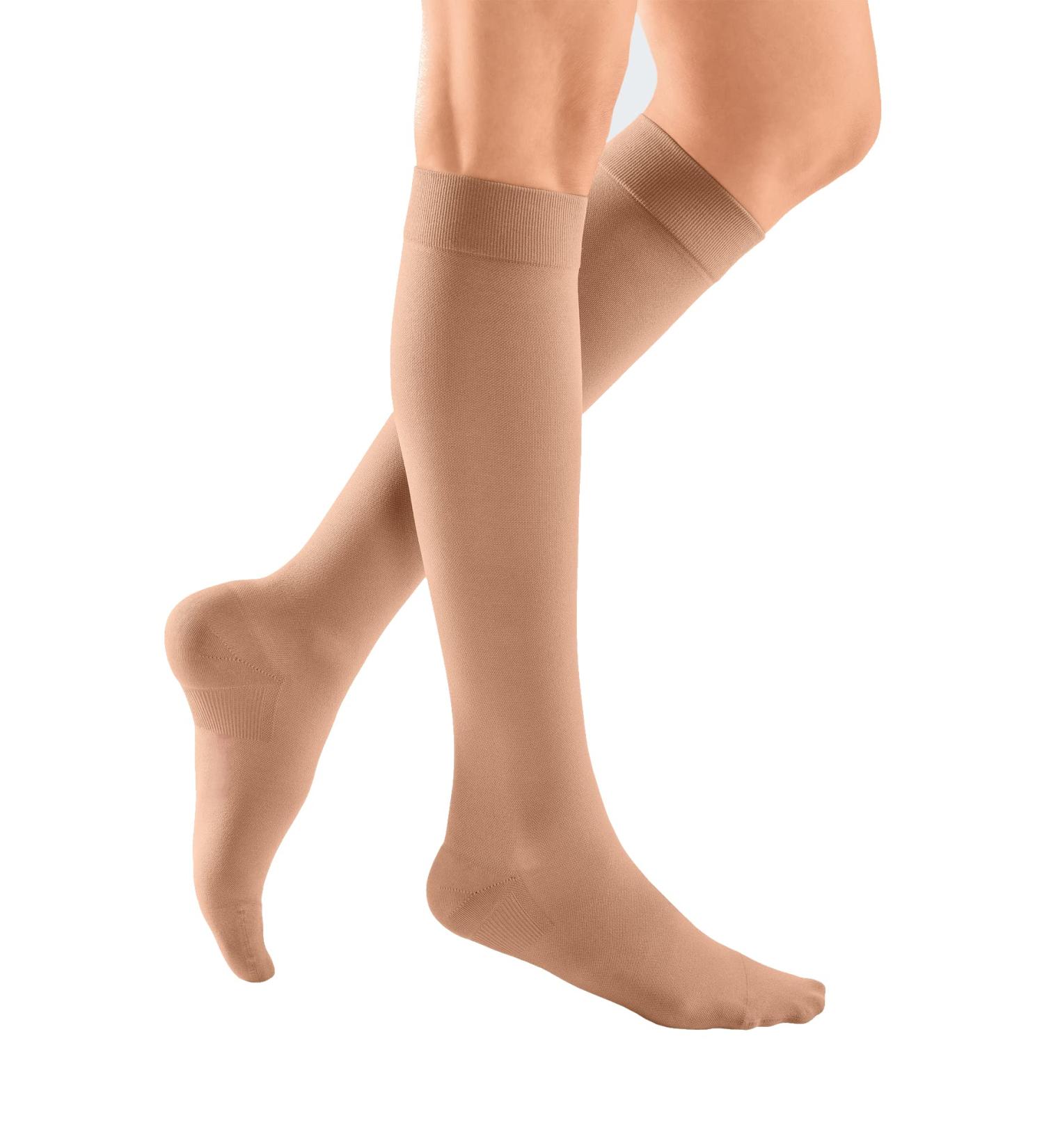 Buy Medi Duomed Basic Short Lace Knee Socks | Unisex Compression Stockings CCL2 | Caramel | Size IV - International Shipping Available - Buy Online on GoSupps.com
