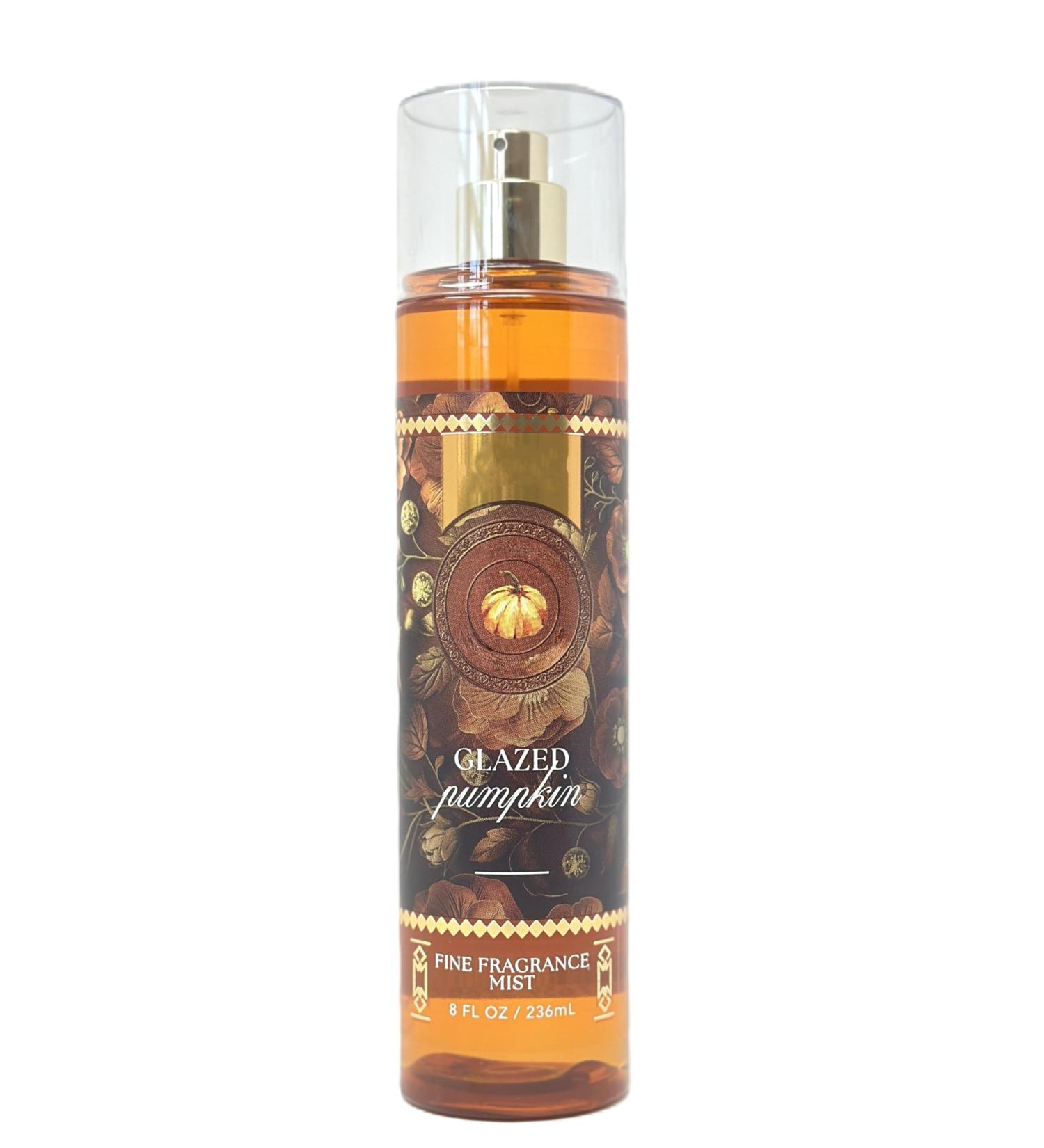Glazed Pumpkin Fine Fragrance Mist Bath and Body 8 fl oz / 236 ml Fragrance notes: vanilla glaze caramel woods and pumpkin cream (Pack of 1) - Buy Online on GoSupps.com