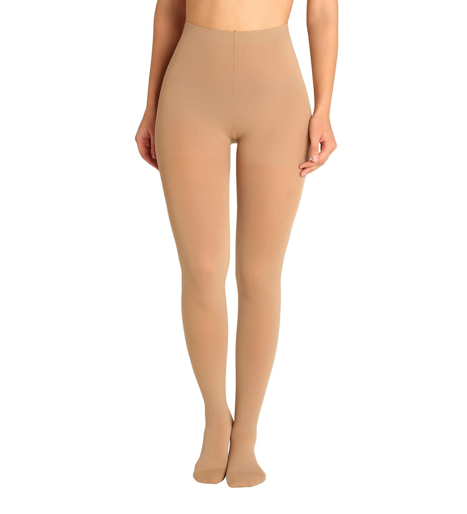 Pani Teresa Medica Compression Tights for Women - 23-32 mmHg Medical Support Socks - Class 2 Varicose Vein Relief - Beige Size 2 - Buy Online on GoSupps.com