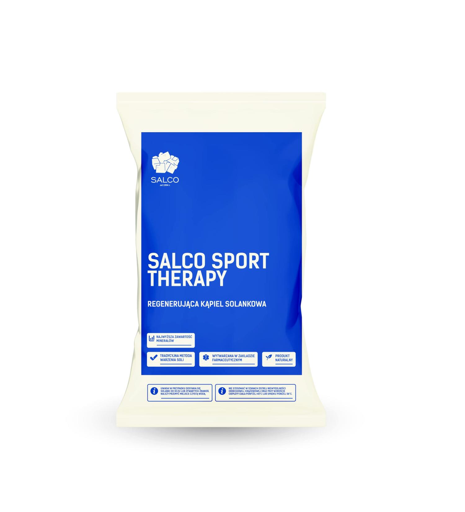 Salco Bath Salt Sport Therapy - 1 Kg | Regenerating Brine Bath for Athletes & Active Lifestyle | Pure Brine for Muscle Recovery - Buy Online on GoSupps.com