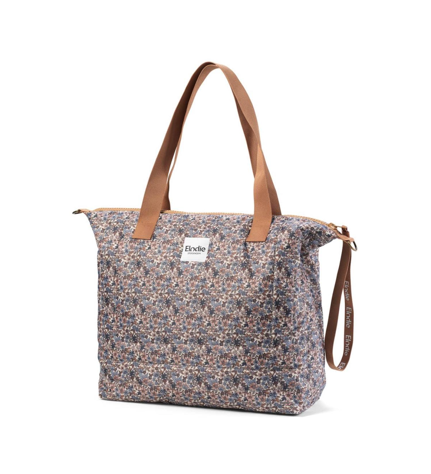 Elodie Details Soft Shell Changing Bag with Buckles and Mat - Blue Garden - Buy Online on GoSupps.com