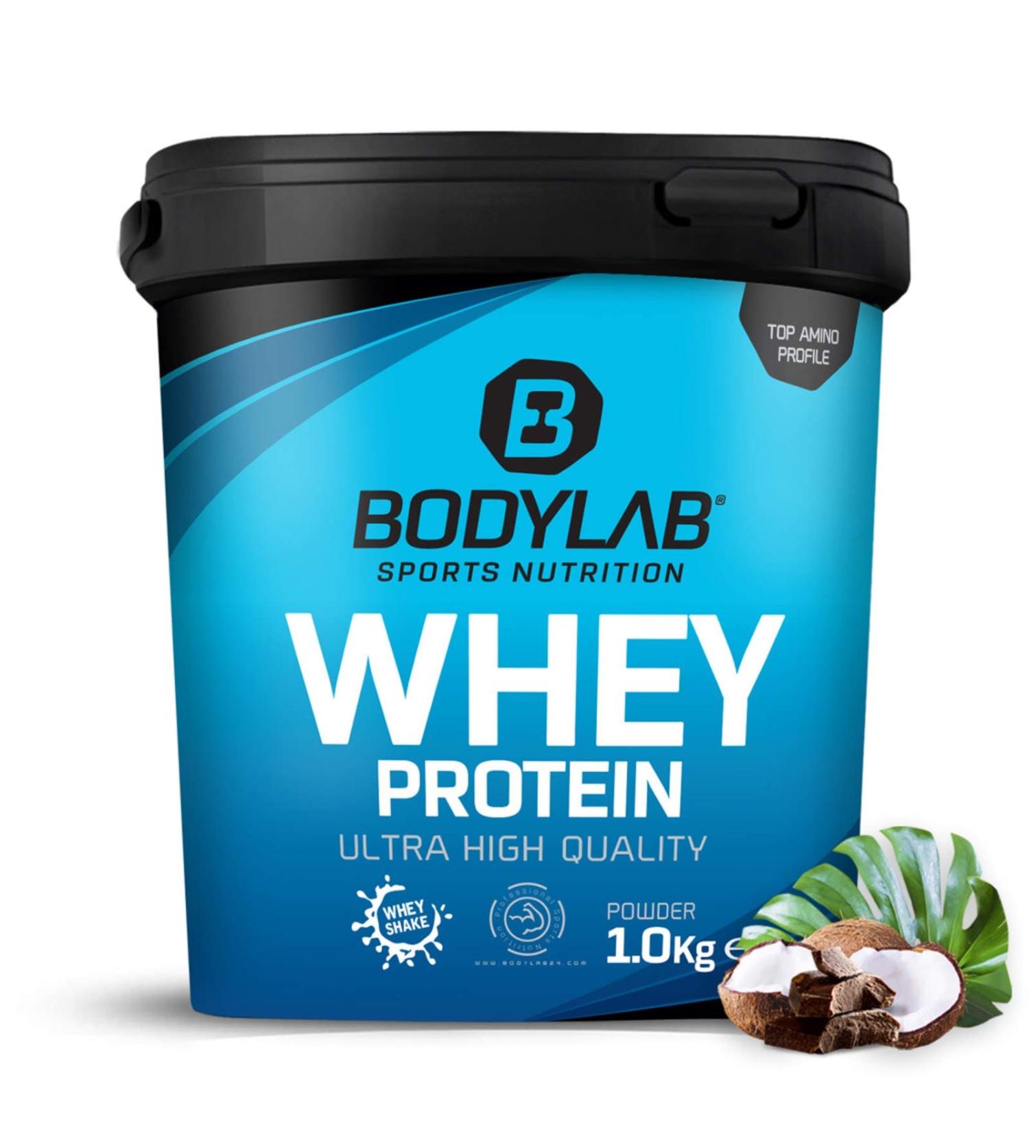 Bodylab24 Whey Protein Powder - Chocolate Coconut 1kg | Premium Quality Protein for Fitness & Muscle Growth - International Shipping Available - Buy Online on GoSupps.com