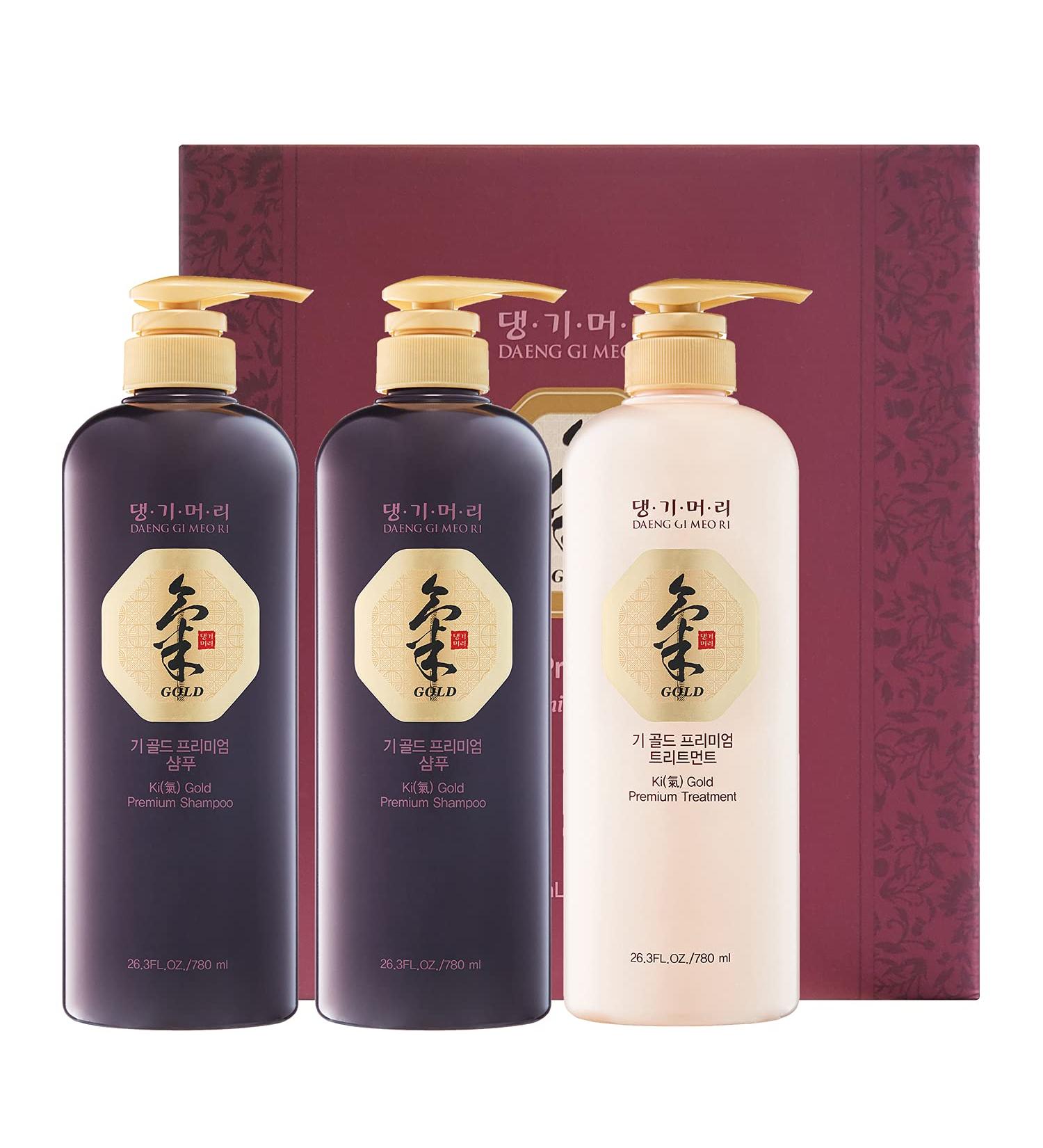 Daeng Gi Meo Ri Ki Gold Premium Special Set 3-Pack - 2 Shampoos + 1 Treatment - Buy Online on GoSupps.com