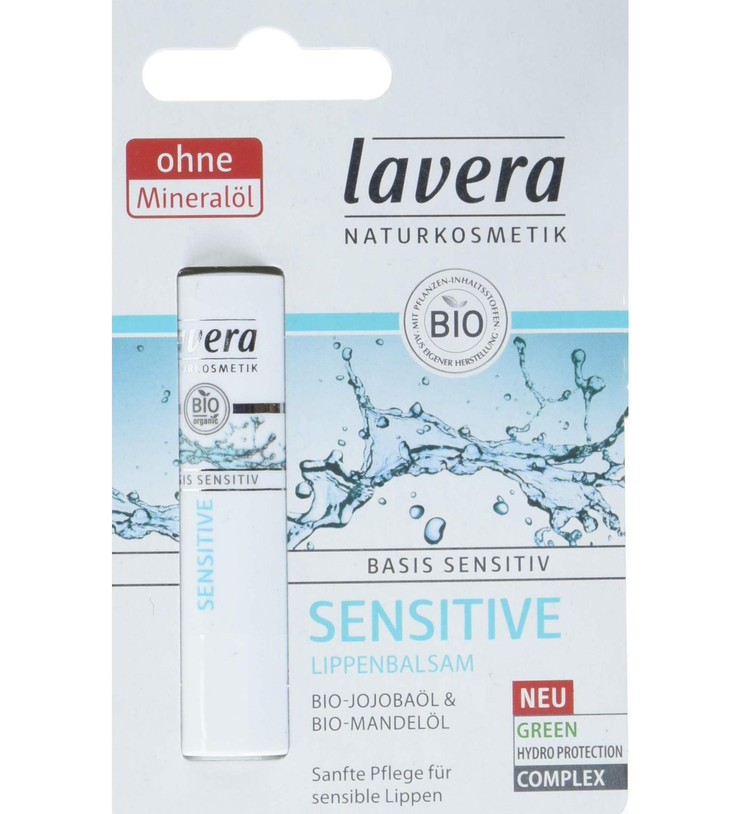 Lavera Base Sensitive Lip Balm - Natural Moisturizing Care | 4.5g | Shop Internationally - Buy Online on GoSupps.com