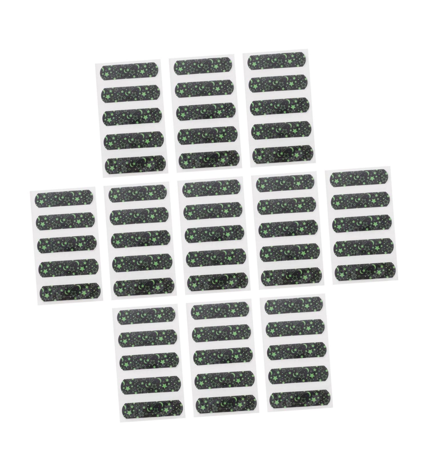 100pcs Glow-in-the-Dark Finger Wounds Patches for Adults - Self-Wrap Small Wound Care - Multi-Use 7.20x1.90x0.10CM - International Shipping Available - Buy Online on GoSupps.com