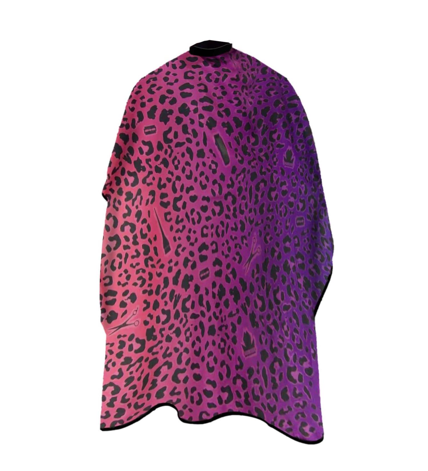 King Midas Empire Unisex Hair Stylist Cape - Waterproof Adjustable Cutting Cape in Purple/Pink - Perfect for Professionals & Home Use - Buy Online on GoSupps.com