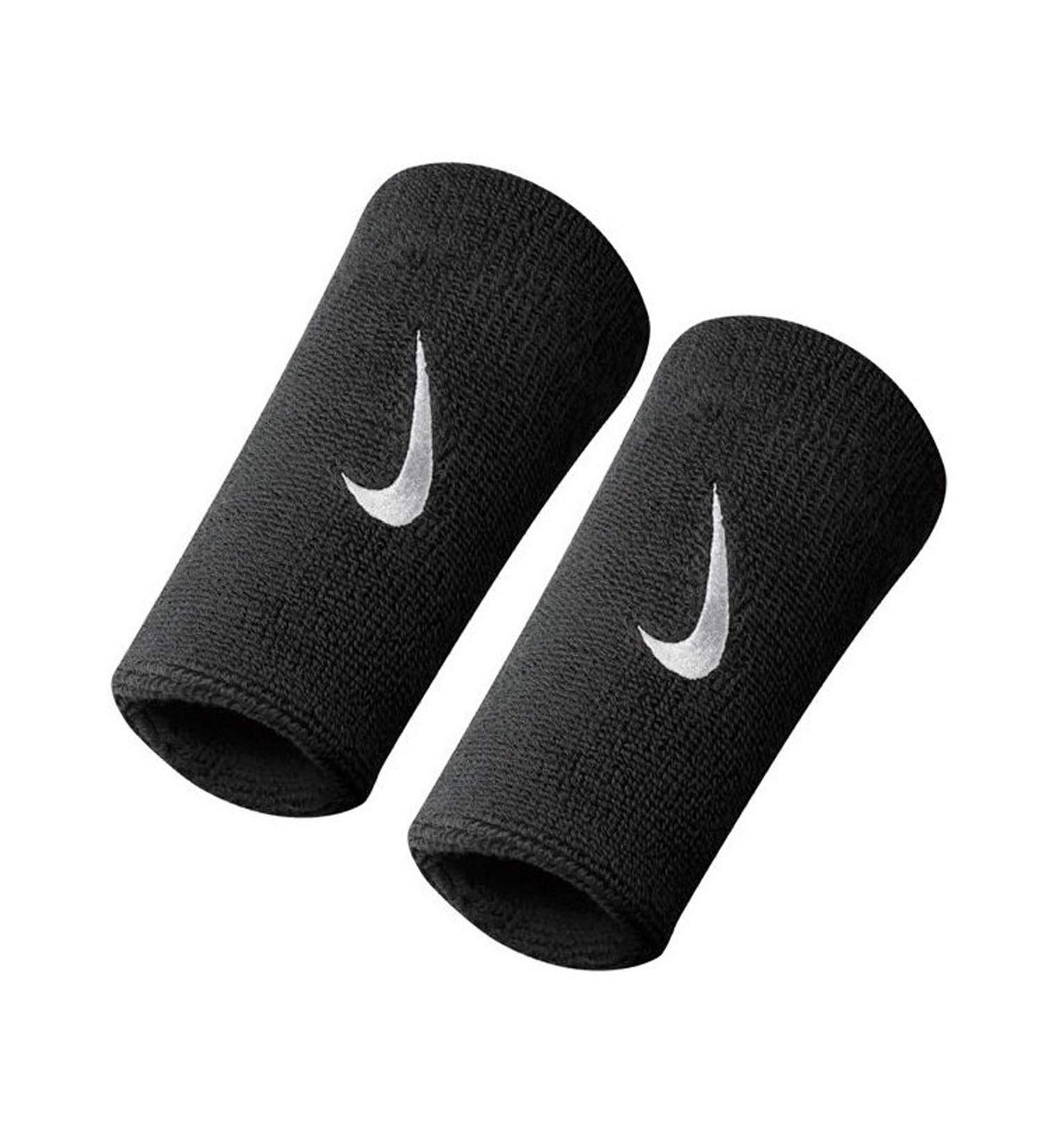 Nike Swoosh Doublewide Sweatbands One Size Black/White