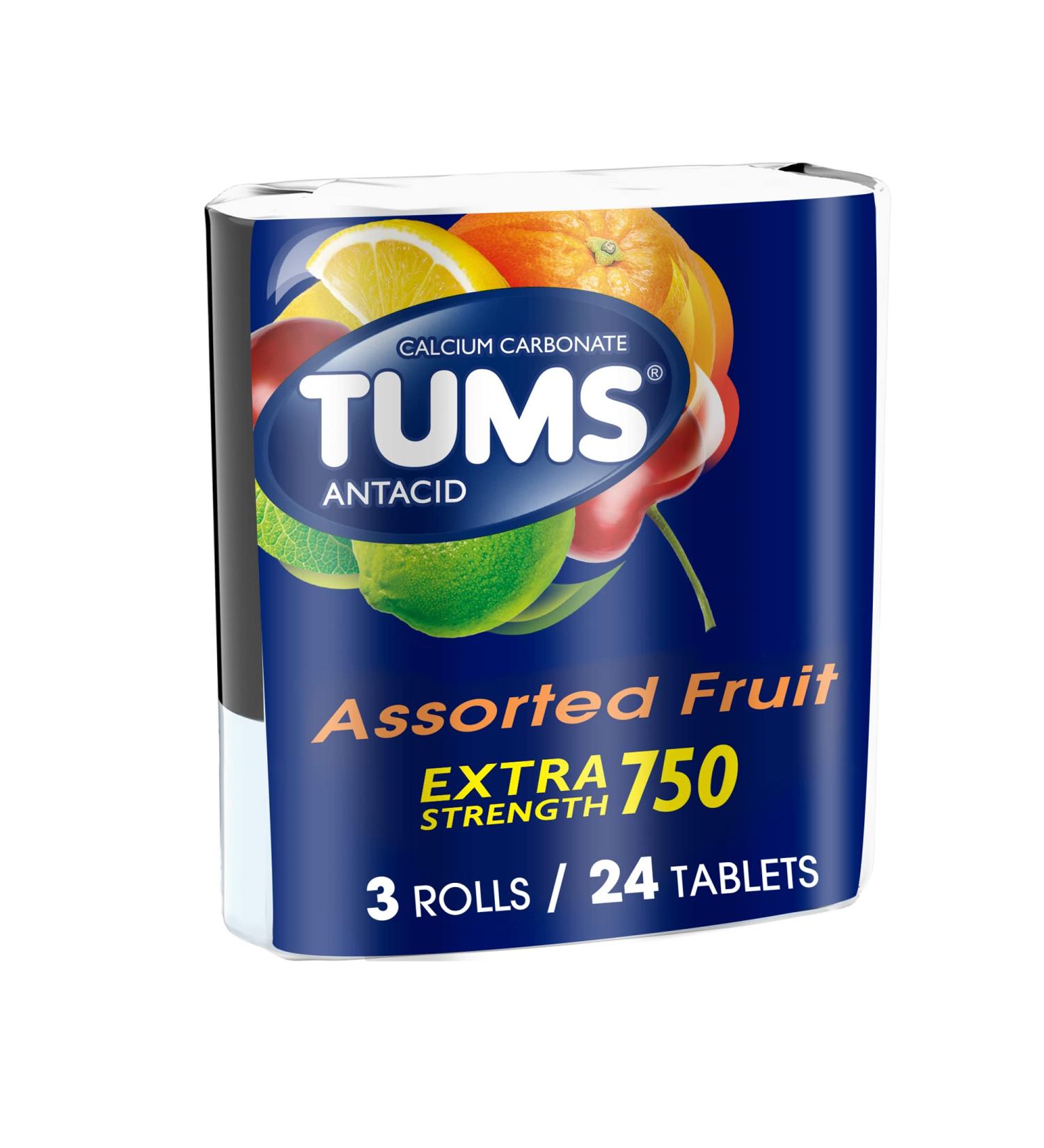 TUMS Tablets 8 Count (Pack of 3) - Fast-Acting Heartburn Relief - Buy Online on GoSupps.com