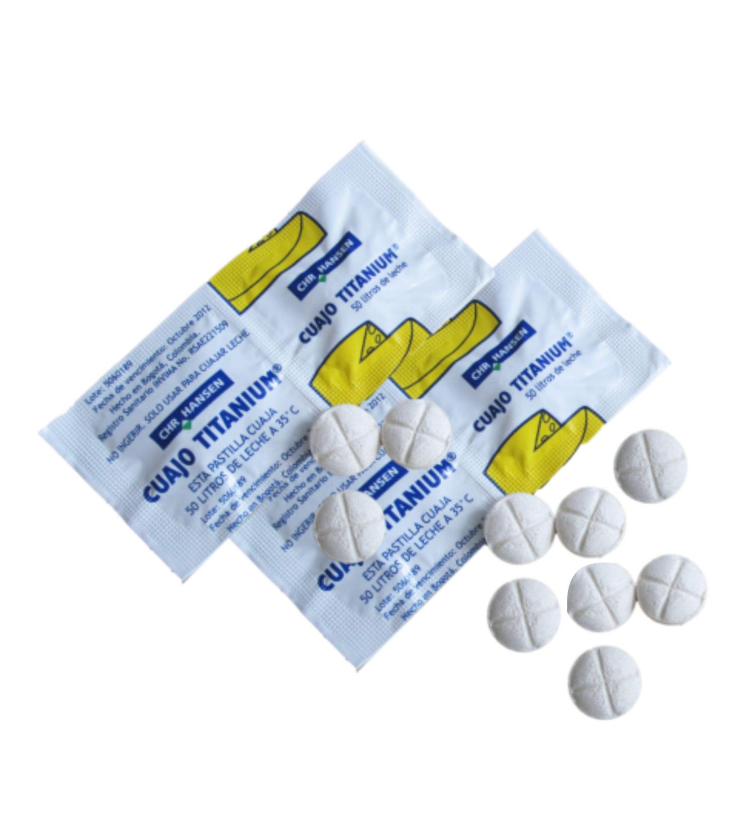 10 RENNET TABLETS TITANIUM