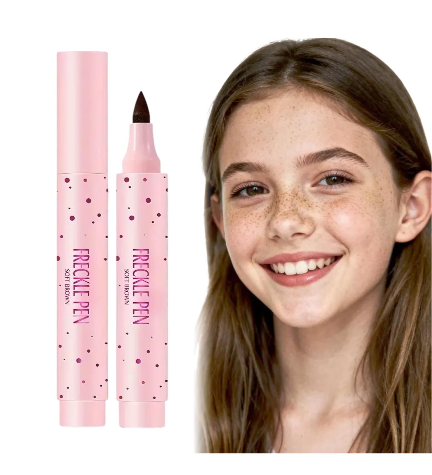 GEXINKEJI Summer Freckles Waterproof Summer Freckles Natural Fake Long Lasting Fake Summer Freckles Simulation Summer Freckles Stamp Pen Natural Grease Pen Easy to Use - Buy Online on GoSupps.com