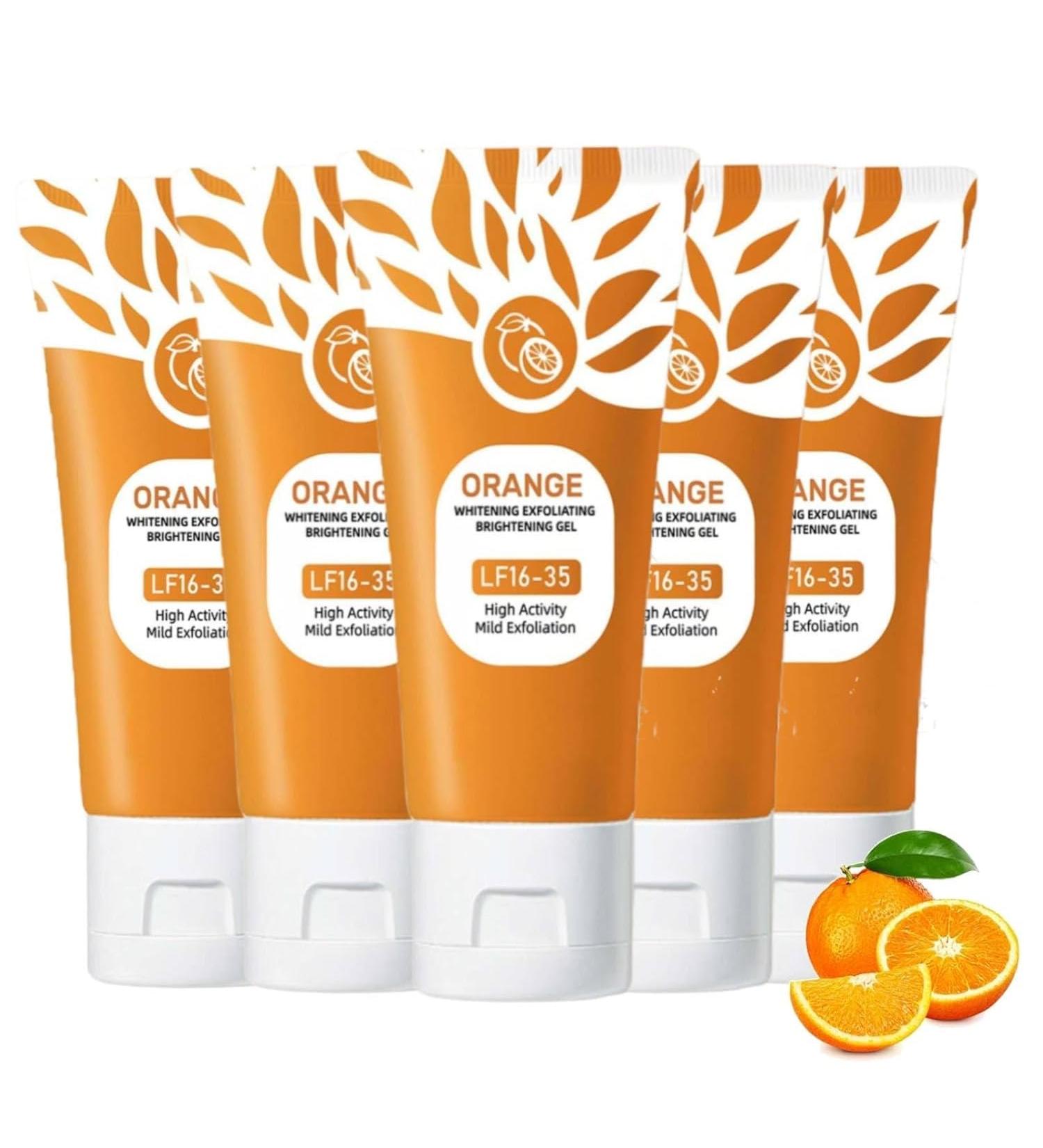 Gel Exfoliant Aux Enzymes D'orange Orange Exfoliating Moisturizing Face Body Scrub Gel Gels Peeling Bio Exfoliant Visage Et Corps Orange Enzyme Exfoliating Gels (5PC 50g) 5PC 50 g (Lot de 1) - Buy Online on GoSupps.com