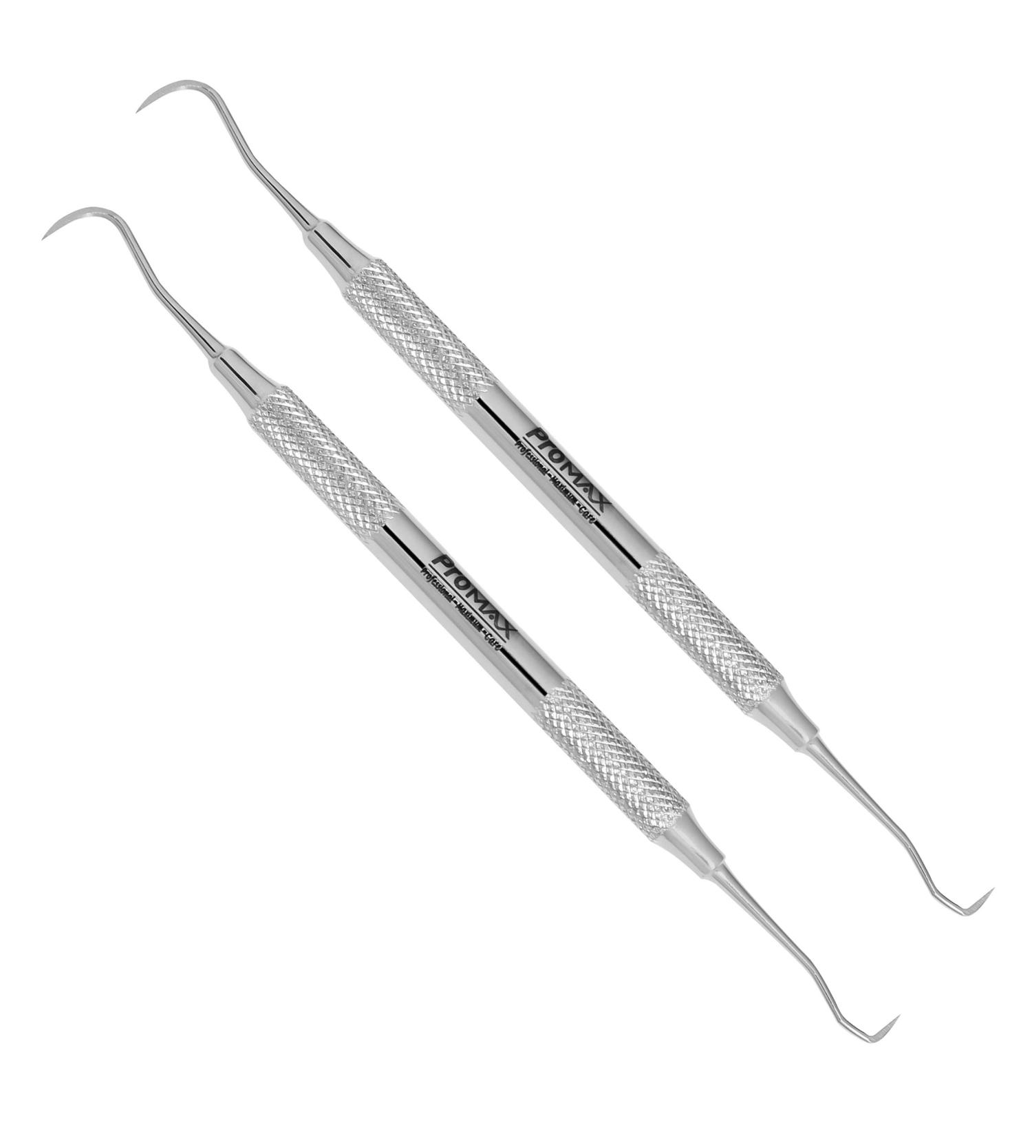 Professional Dental Tartar Scraper - Double Ended Remover for Teeth | Plaque & Tooth Cleaning Tool | 100% Surgical Stainless Steel | Home Dental Care - 2 Pack - Buy Online on GoSupps.com