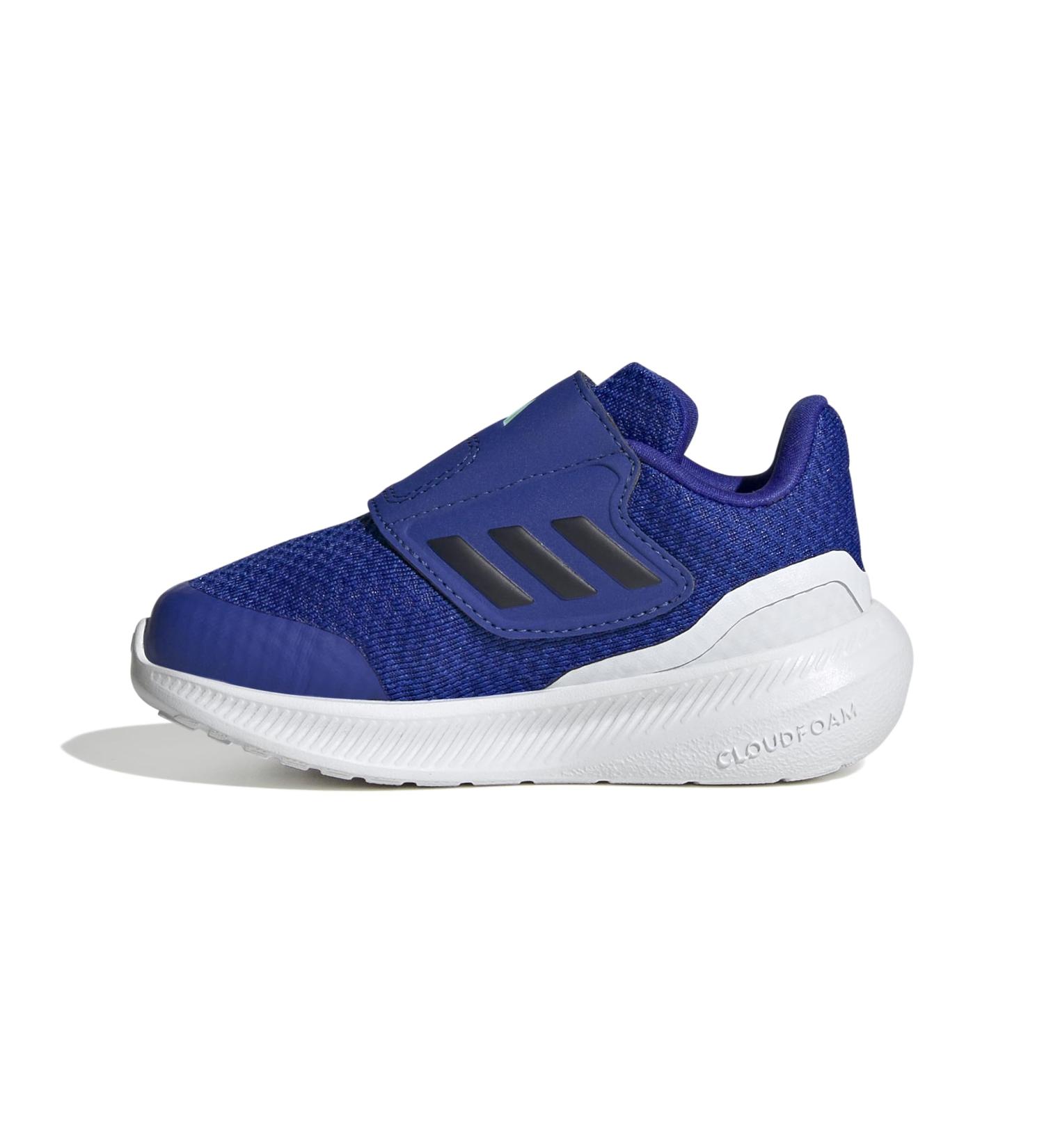 adidas Baby Runfalcon 3.0 Hook-and-Loop Sneakers - Lucid Blue/ Legend Ink/ Ftwr White, 6 UK Child - Buy Online on GoSupps.com