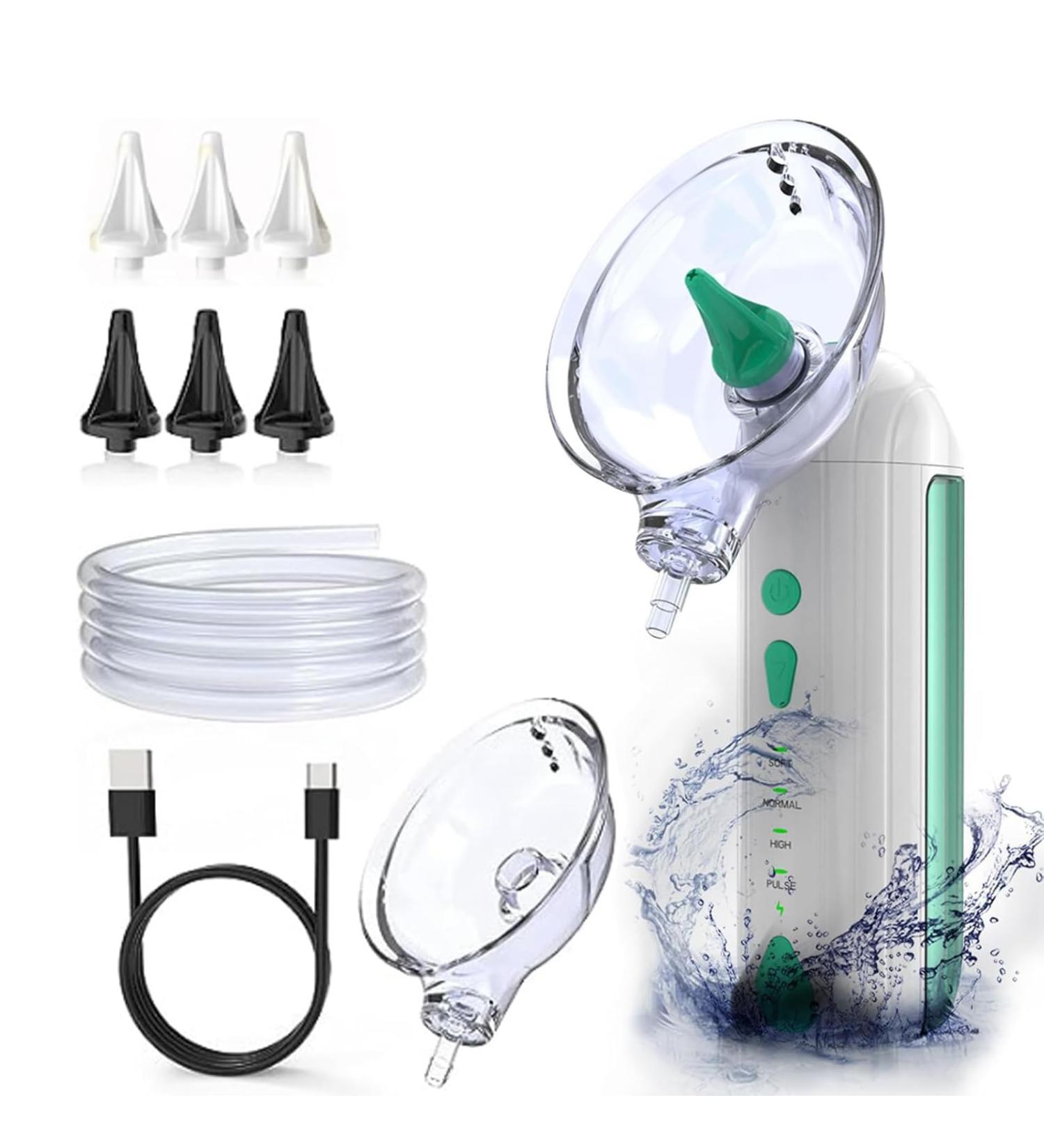 Dotmalls Earclean Pro Outfany Earclean Pro Welnax Electric Ear Cleaner Vianys Ear Clean Pro Electric Ear Cleaner with 4 Water Pressure Modes 6 Reusable Replacement Tips (White) - Buy Online on GoSupps.com