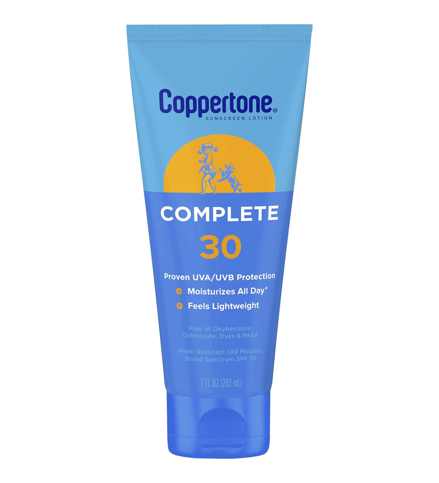Coppertone Complete SPF 30 Lightweight Moisturizing Sunscreen 7 fl oz Tube - Buy Online on GoSupps.com