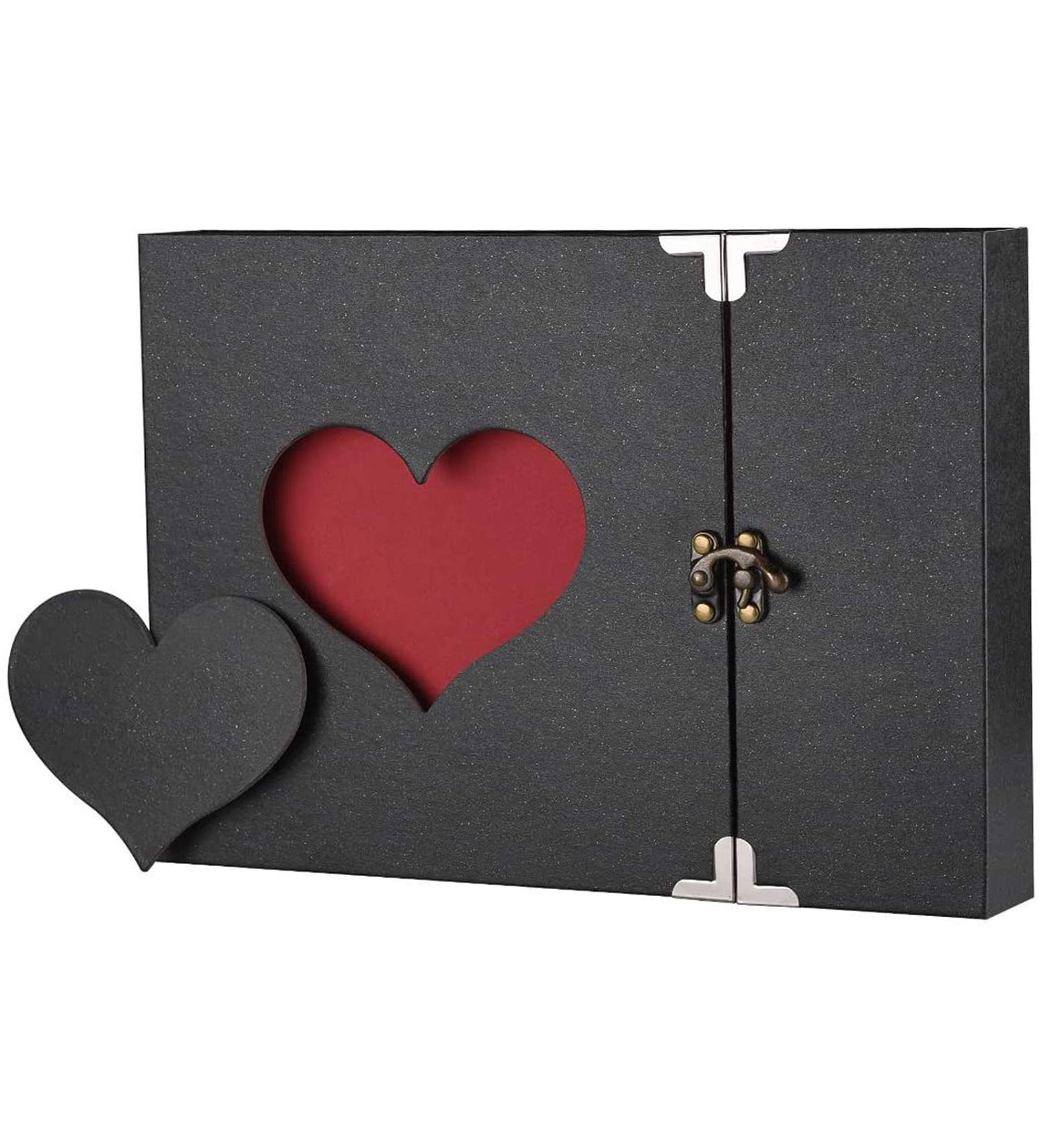 Firbon Handmade DIY Family Photo Album - Black Scrapbook for Anniversary, Christmas, Valentine's Day, Birthday - Buy Online on GoSupps.com