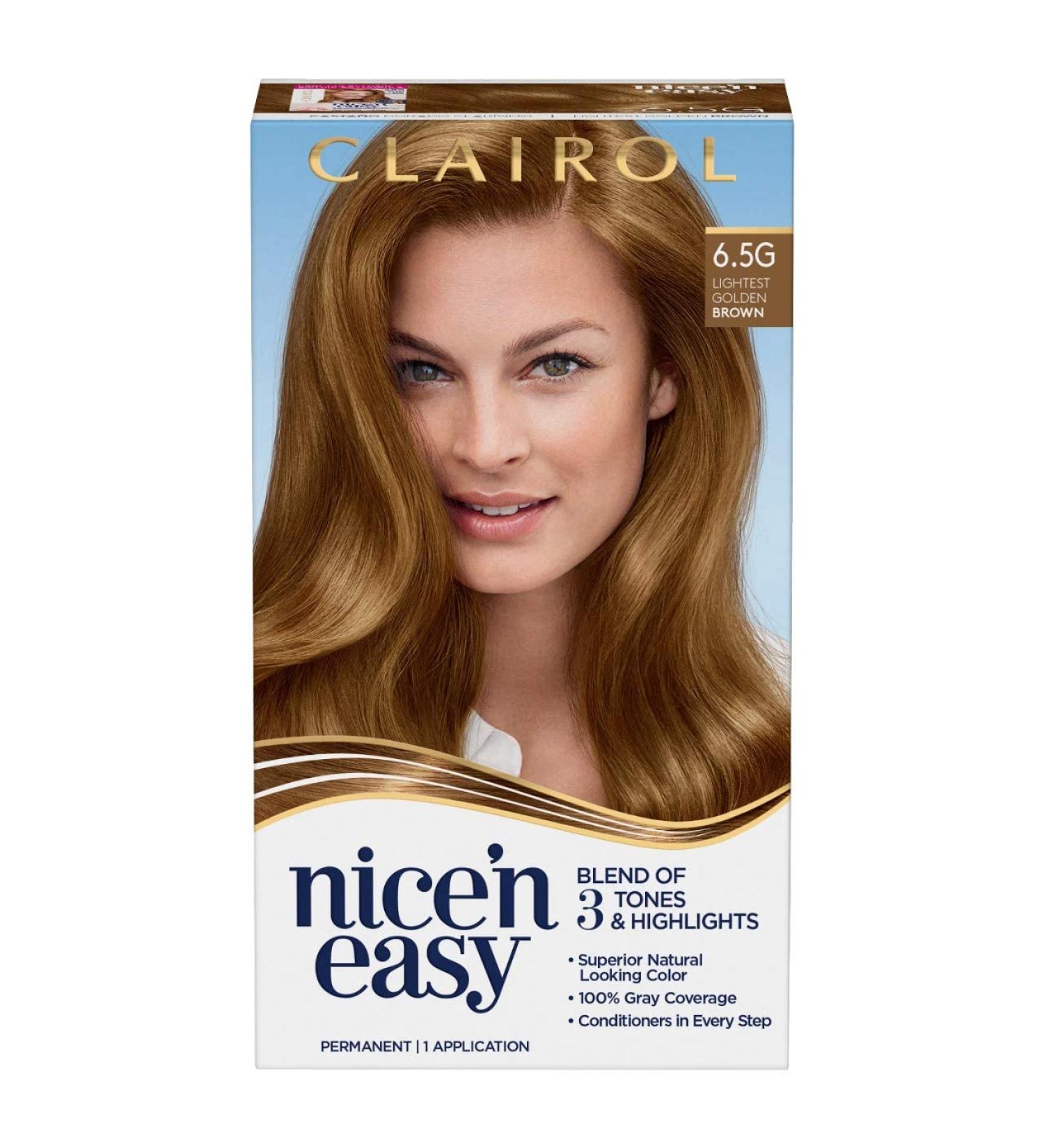 Buy Nice n Easy 6.5G Natural Lightest Golden Brown Permanent Hair Color - 1 ea | International Shipping Available - Buy Online on GoSupps.com