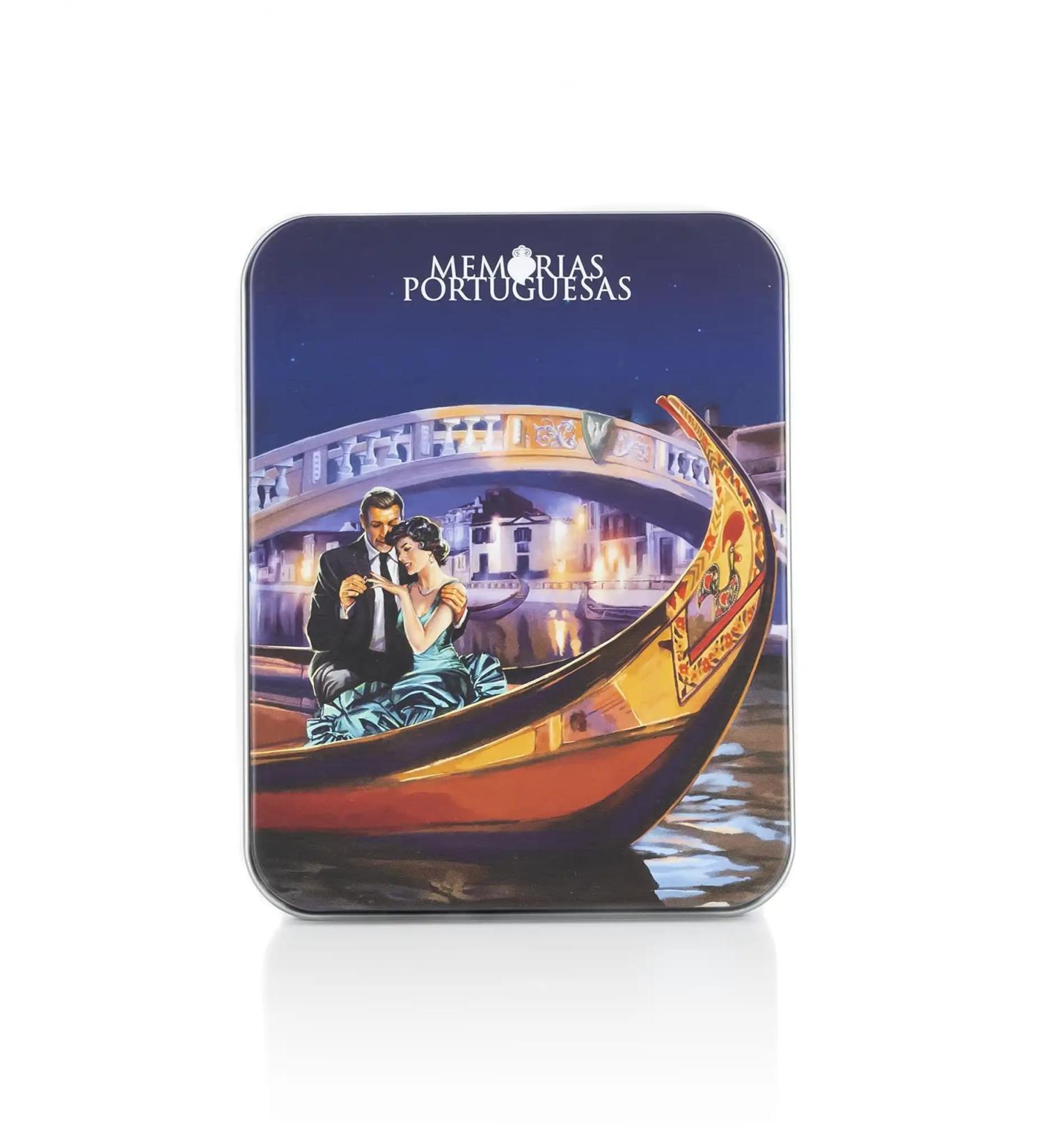 Quinta de Jugais Aveiro Milk Chocolate Box 50g Box inspired by the city of Aveiro Rich in flavor Perfect chocolate to share Gourmet product of Portuguese origin