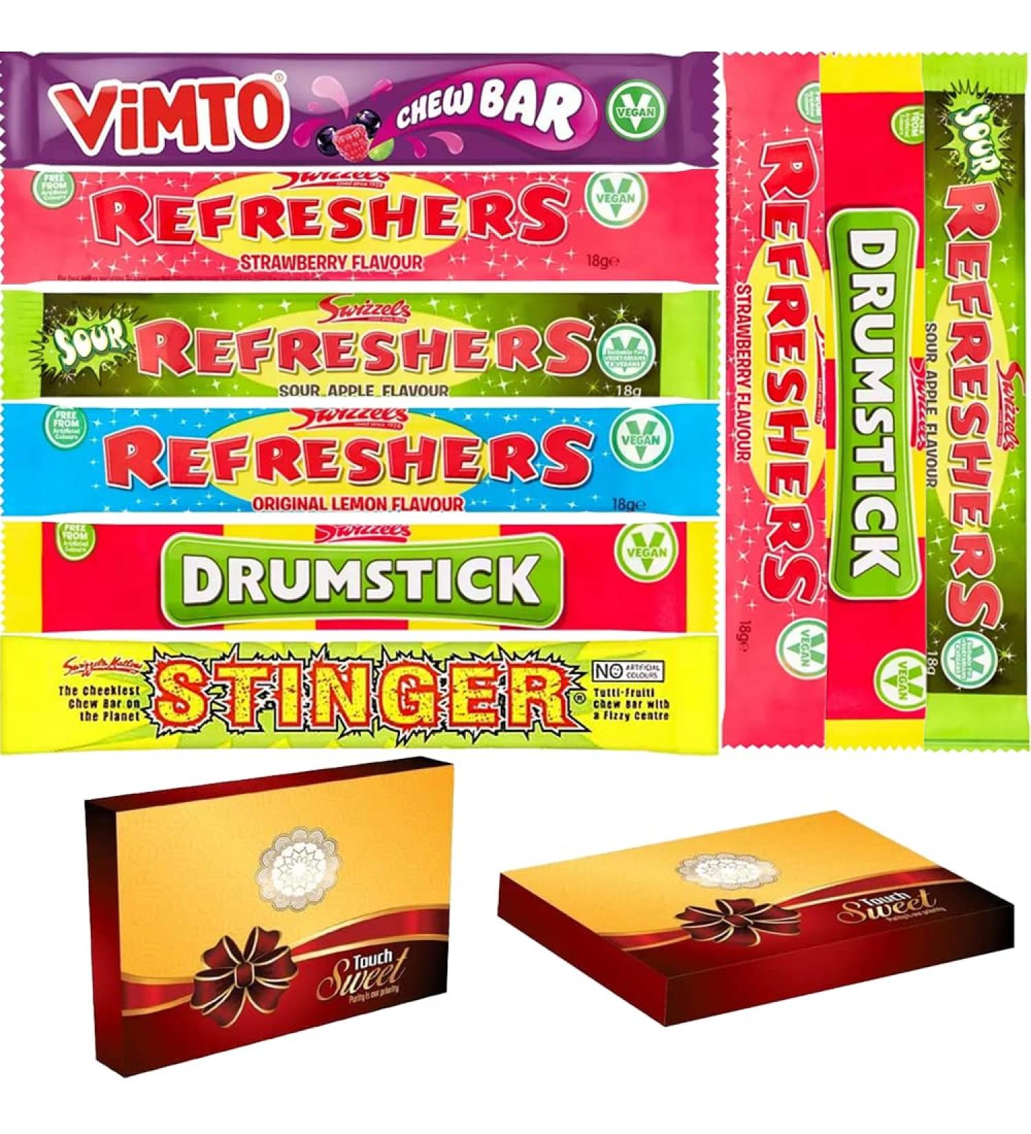 Retro Chew Mixed Bars Sweets Collections - Perfect For Birthdays & Special Occasions - 12 x Mixed Chew Bars 18g - Buy Online on GoSupps.com