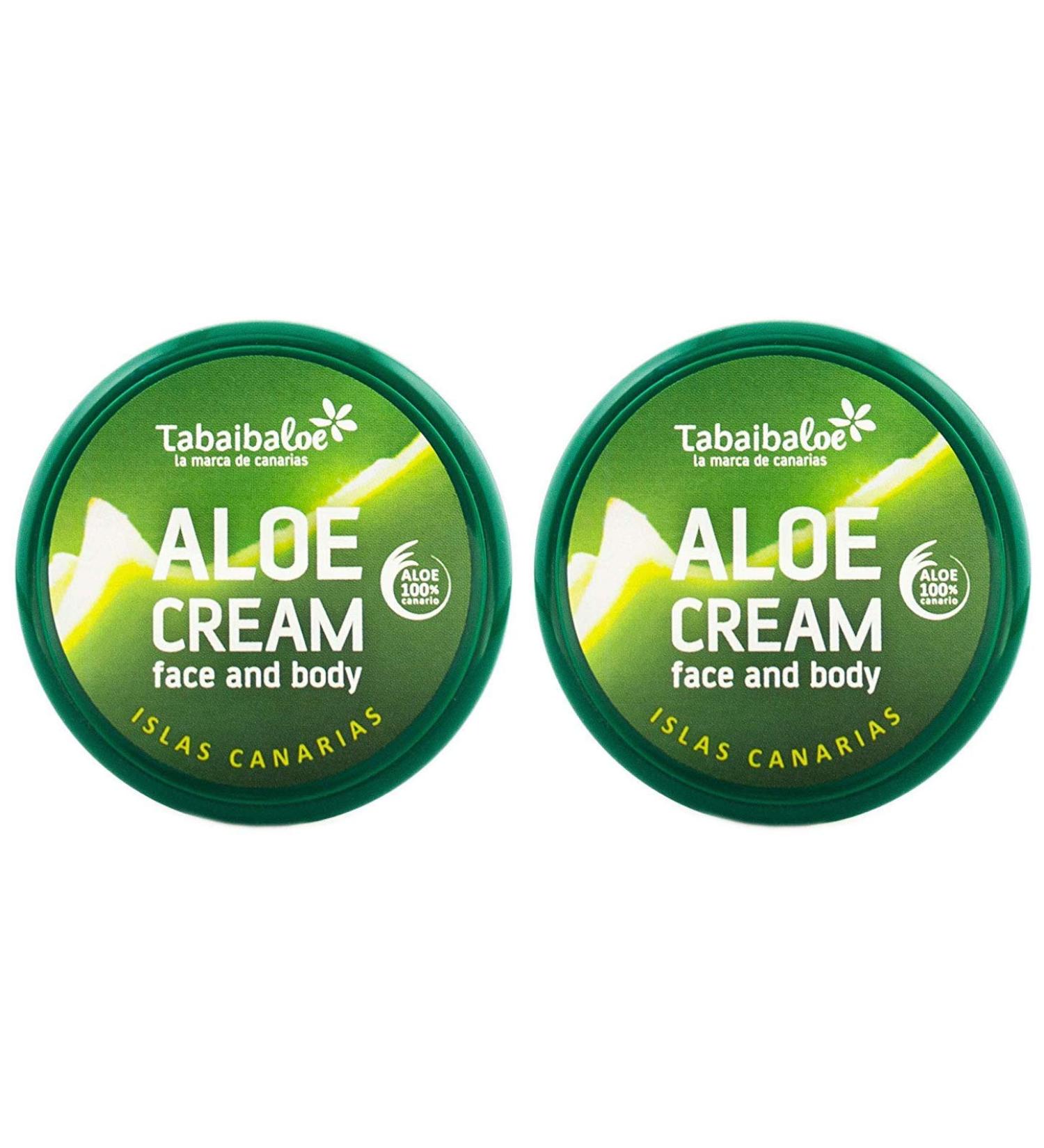Tabaibaloe Aloe Vera Moisturizer for Face and Body 50 ml x 2 units
