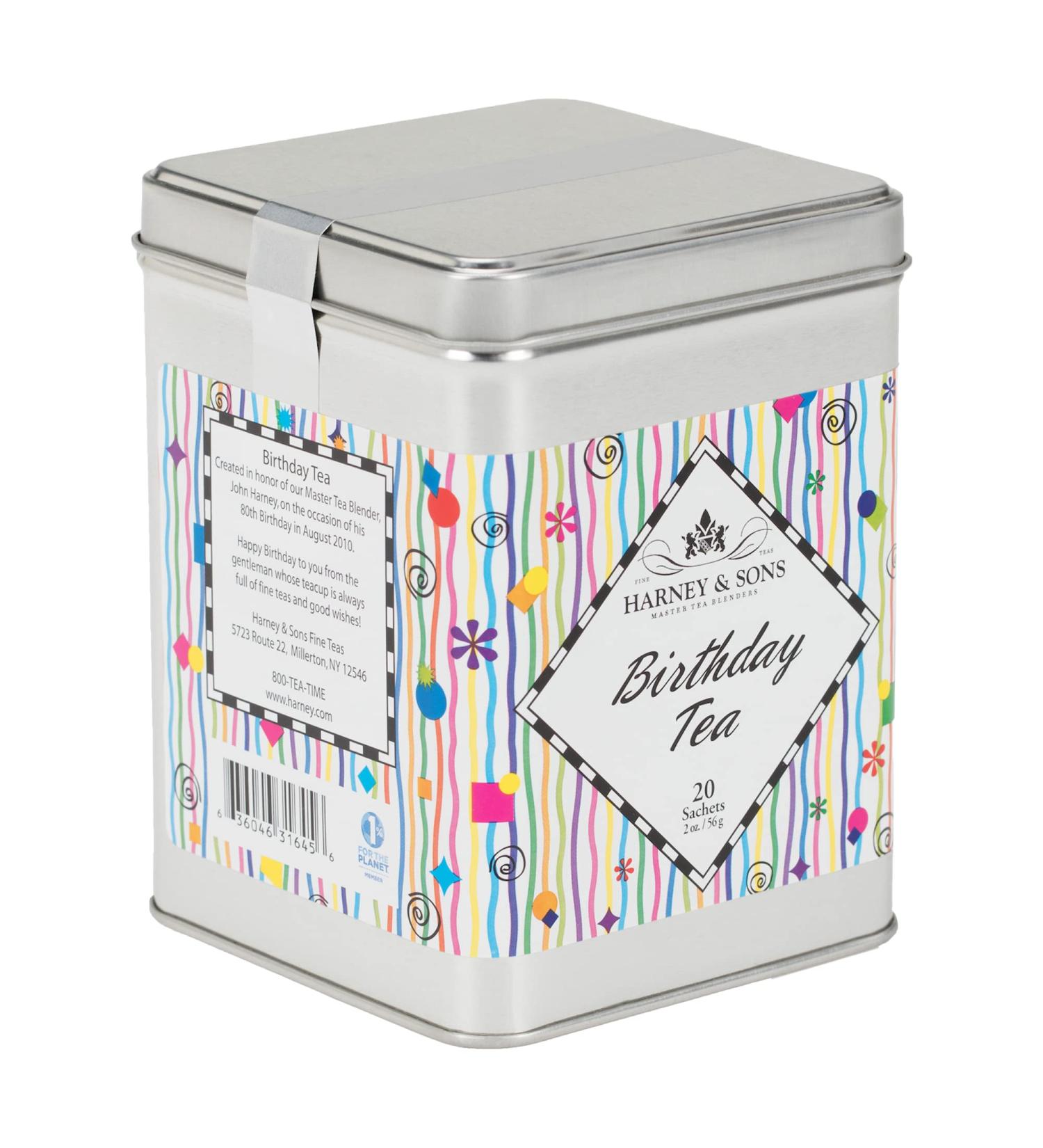 Harney and Sons Birthday Tea Tin 20 Sachets